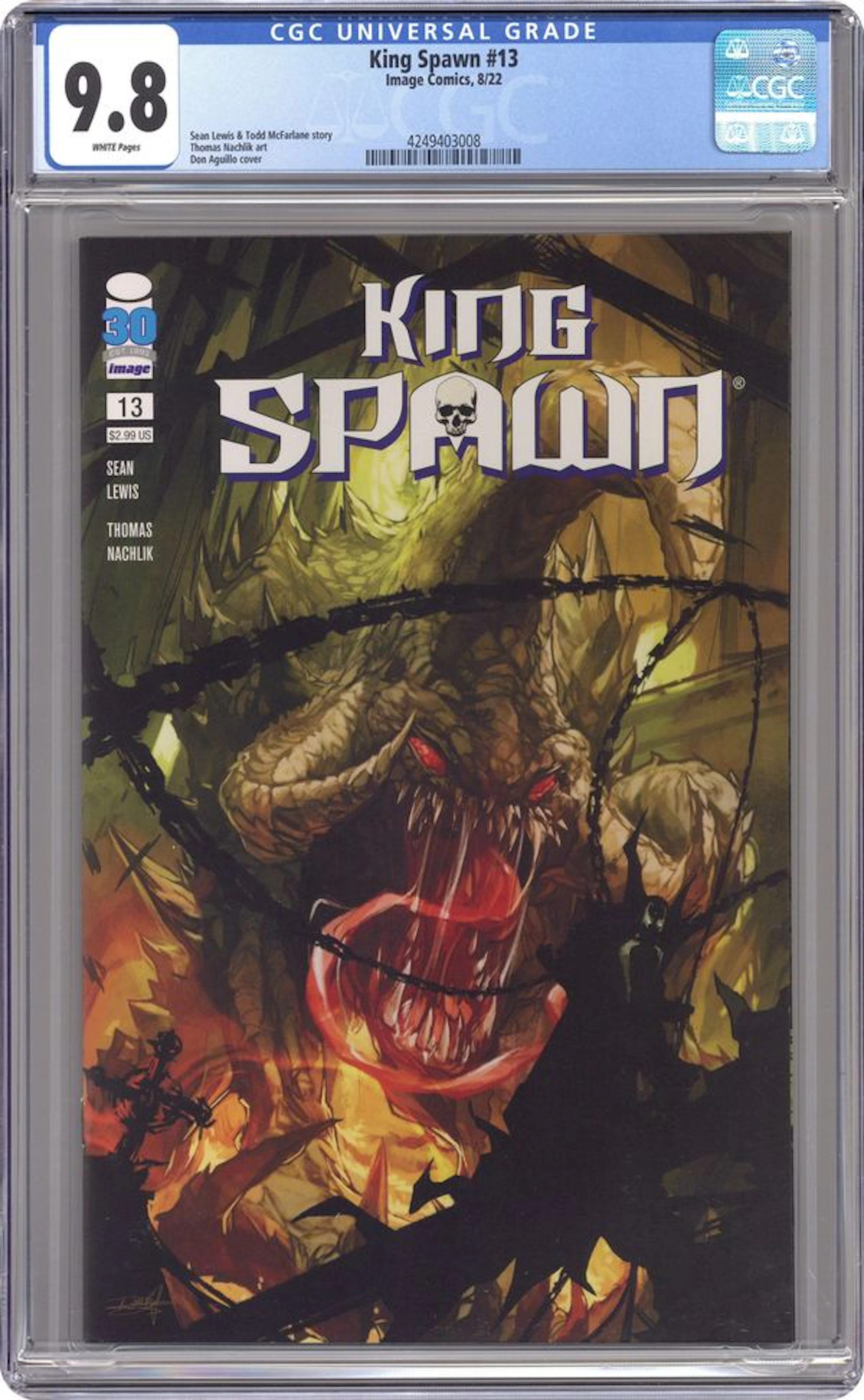 King Spawn (2021 Image) 13A CGC 9.8