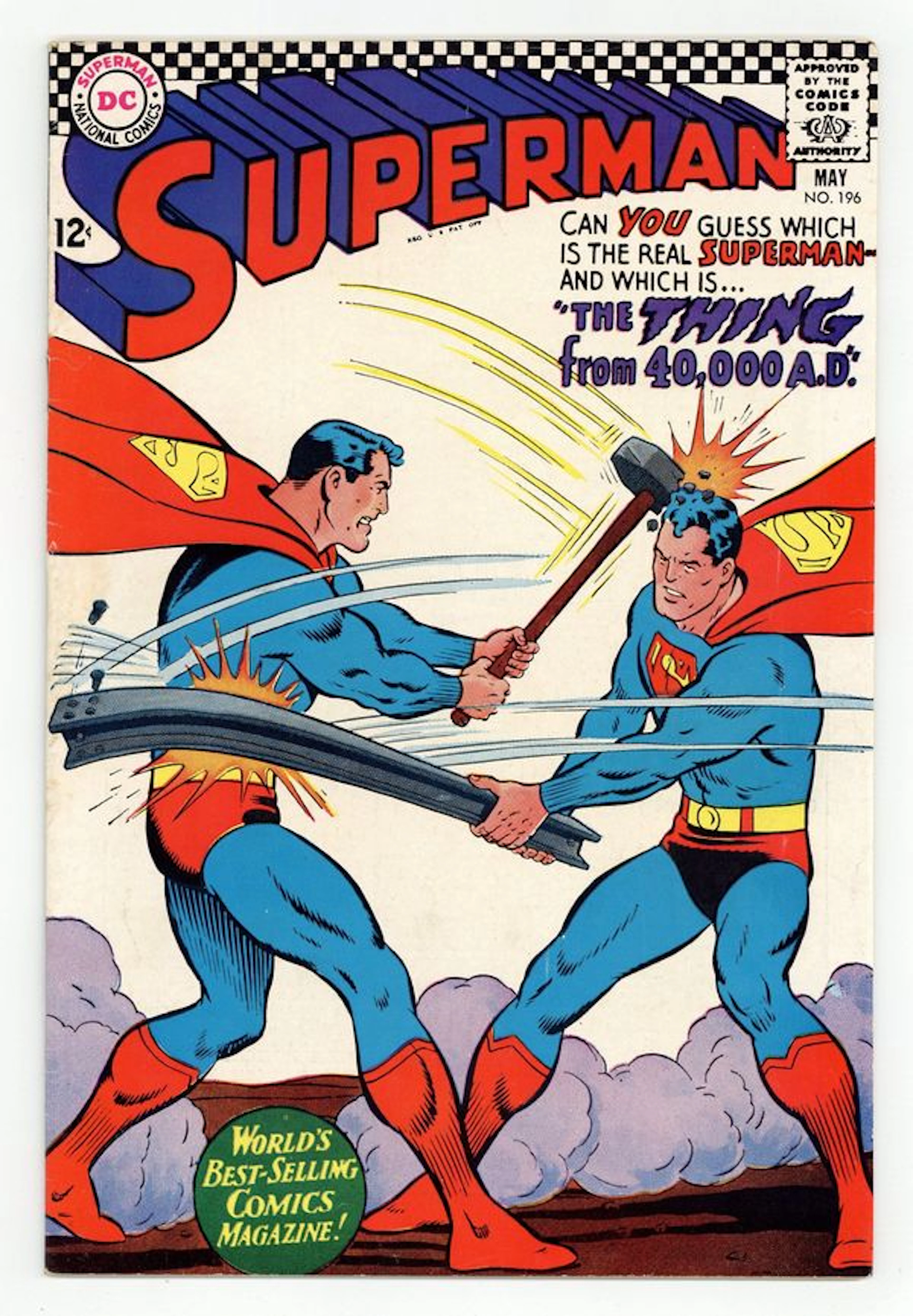 Superman (1939 1st Series) 196 FN- 5.5