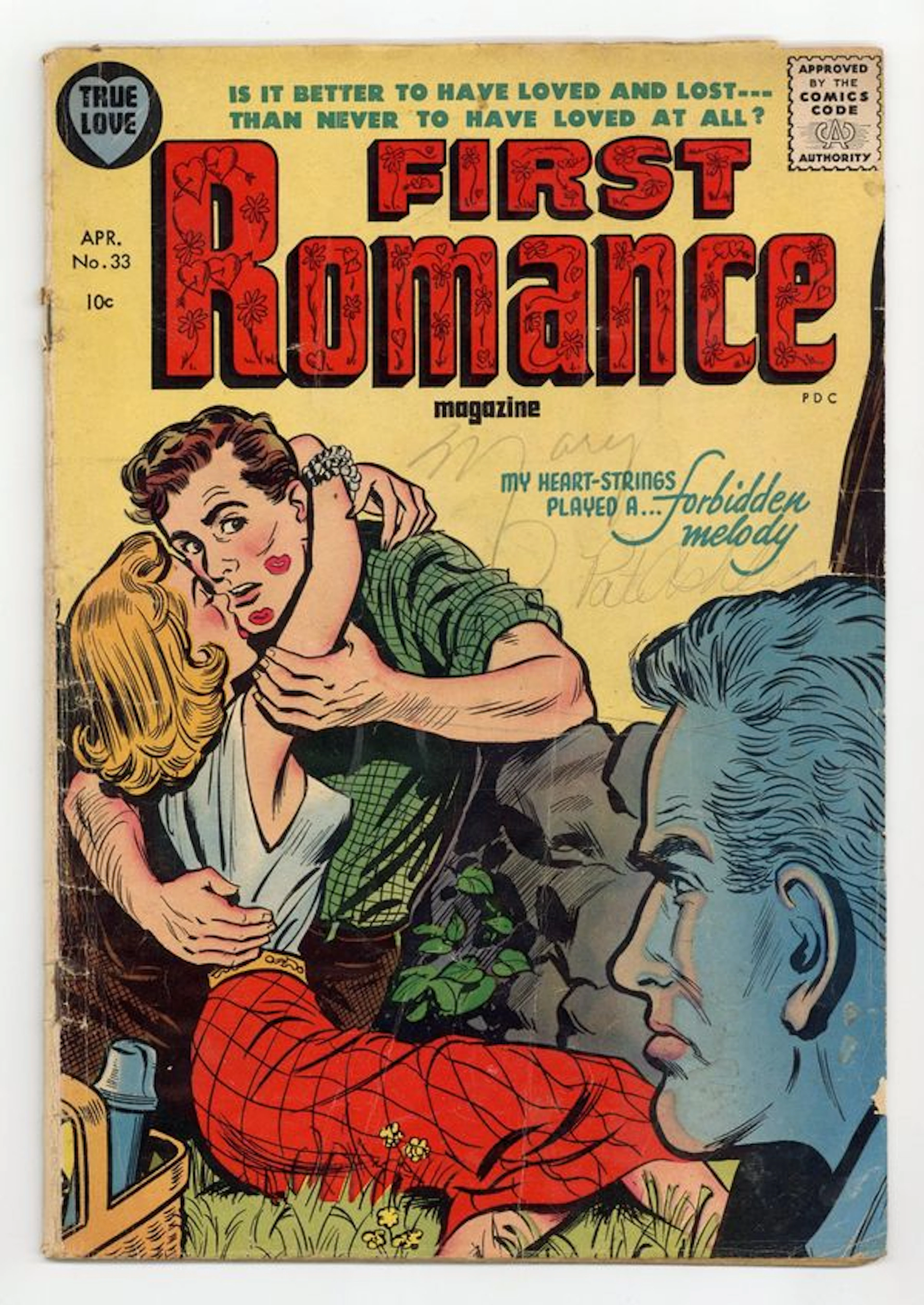 First Romance Magazine (1949-1958 Harvey) 33 GD 2.0