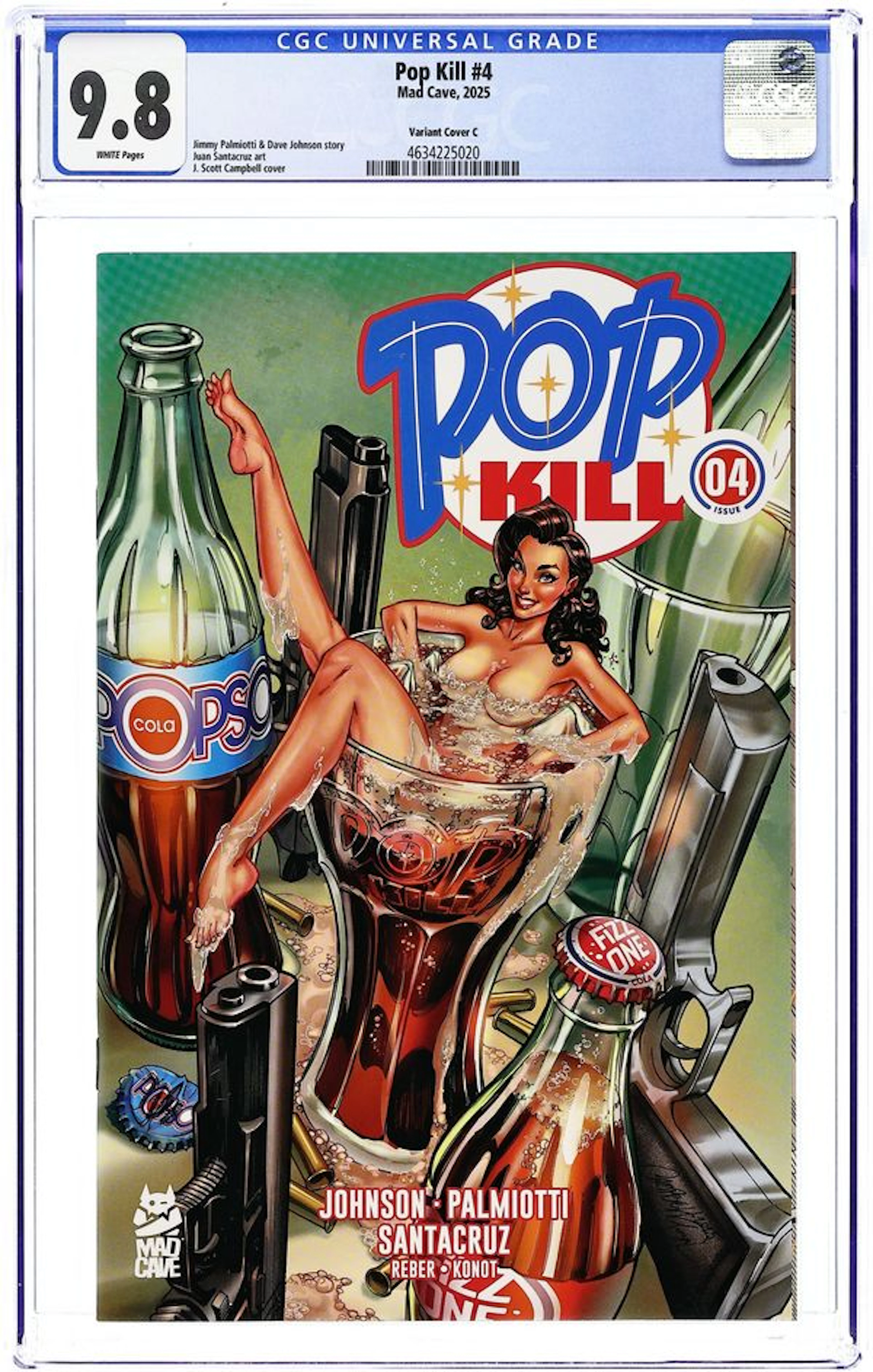 Pop Kill (2025 Mad Cave) 4C CGC 9.8