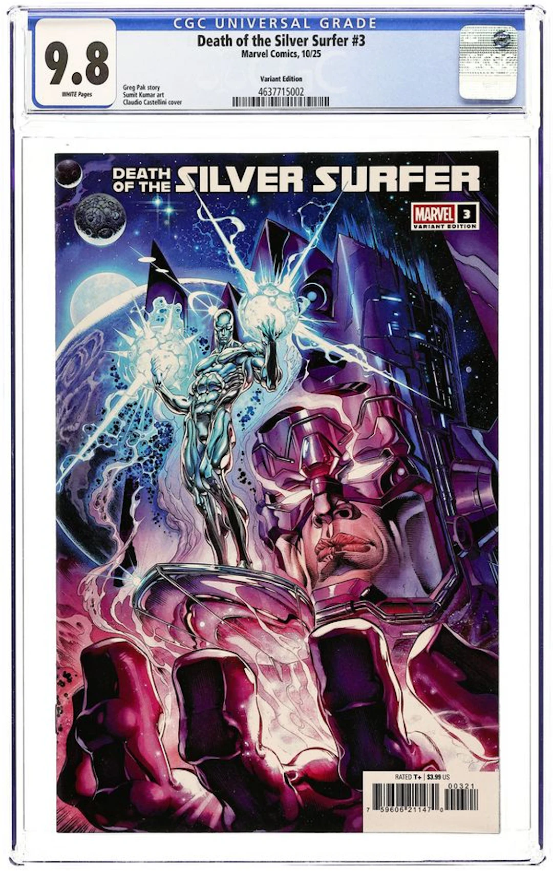 Death of the Silver Surfer (2025 Marvel) 3B CGC 9.8