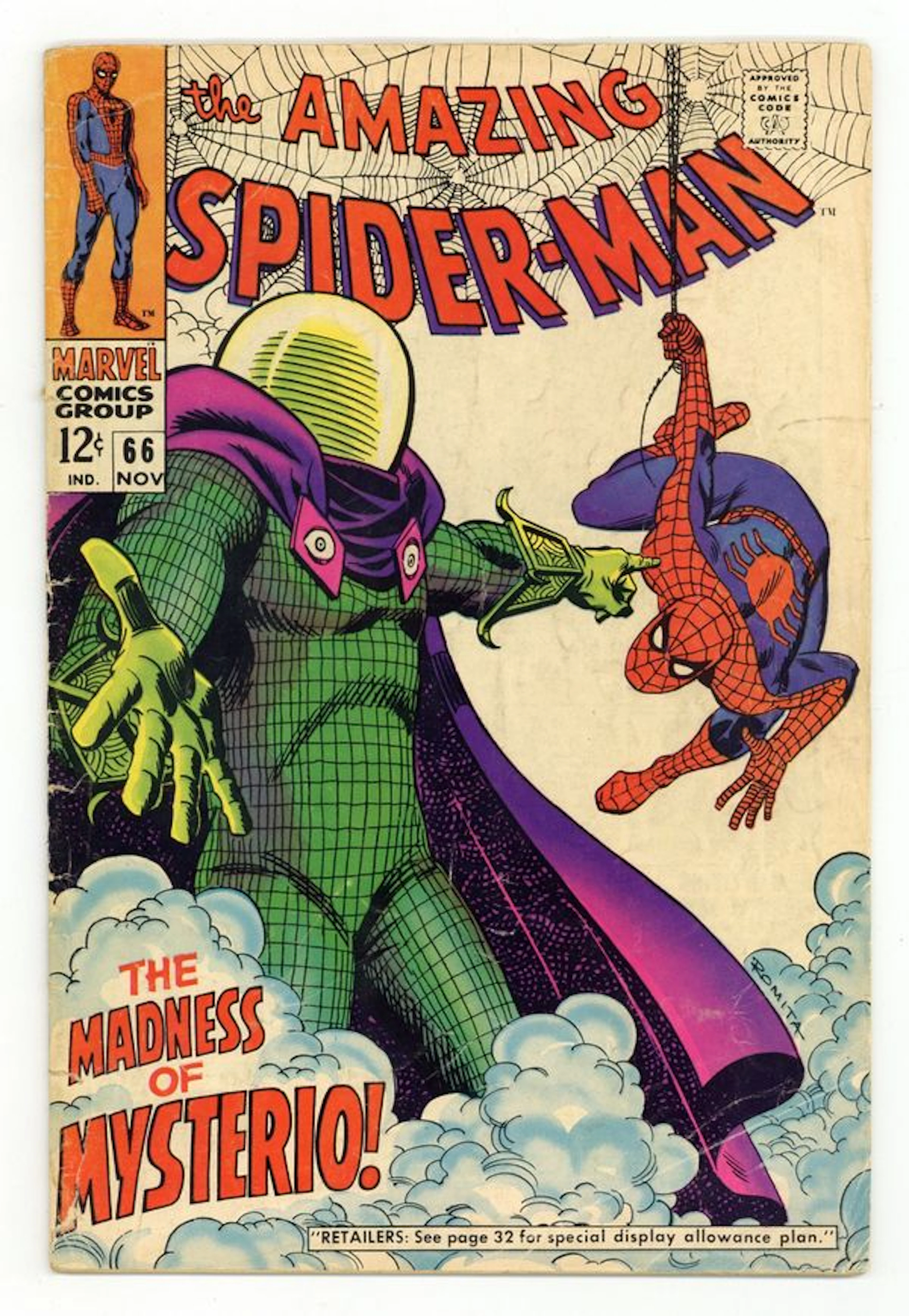 Amazing Spider-Man (1963 1st Series) 66 GD+ 2.5