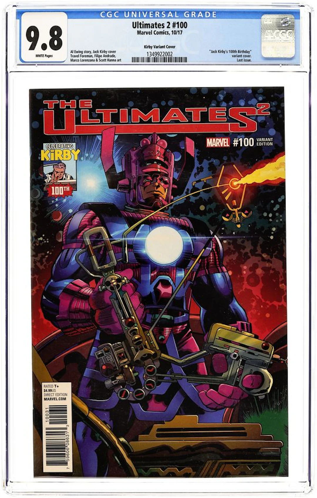 Ultimates 2 (2016 Marvel) 100C CGC 9.8