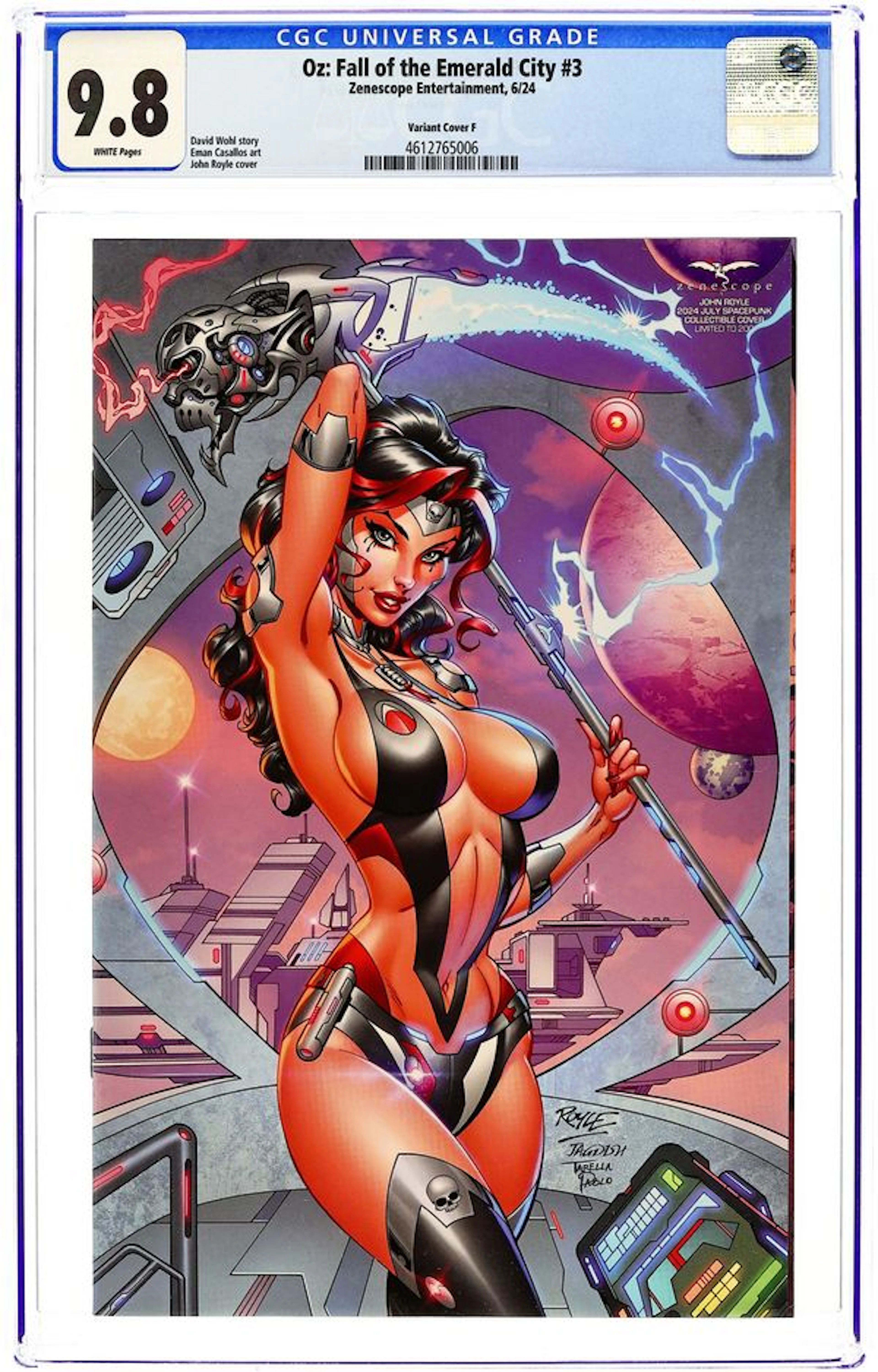 Oz Fall of the Emerald City (2024 Zenescope) 3F CGC 9.8