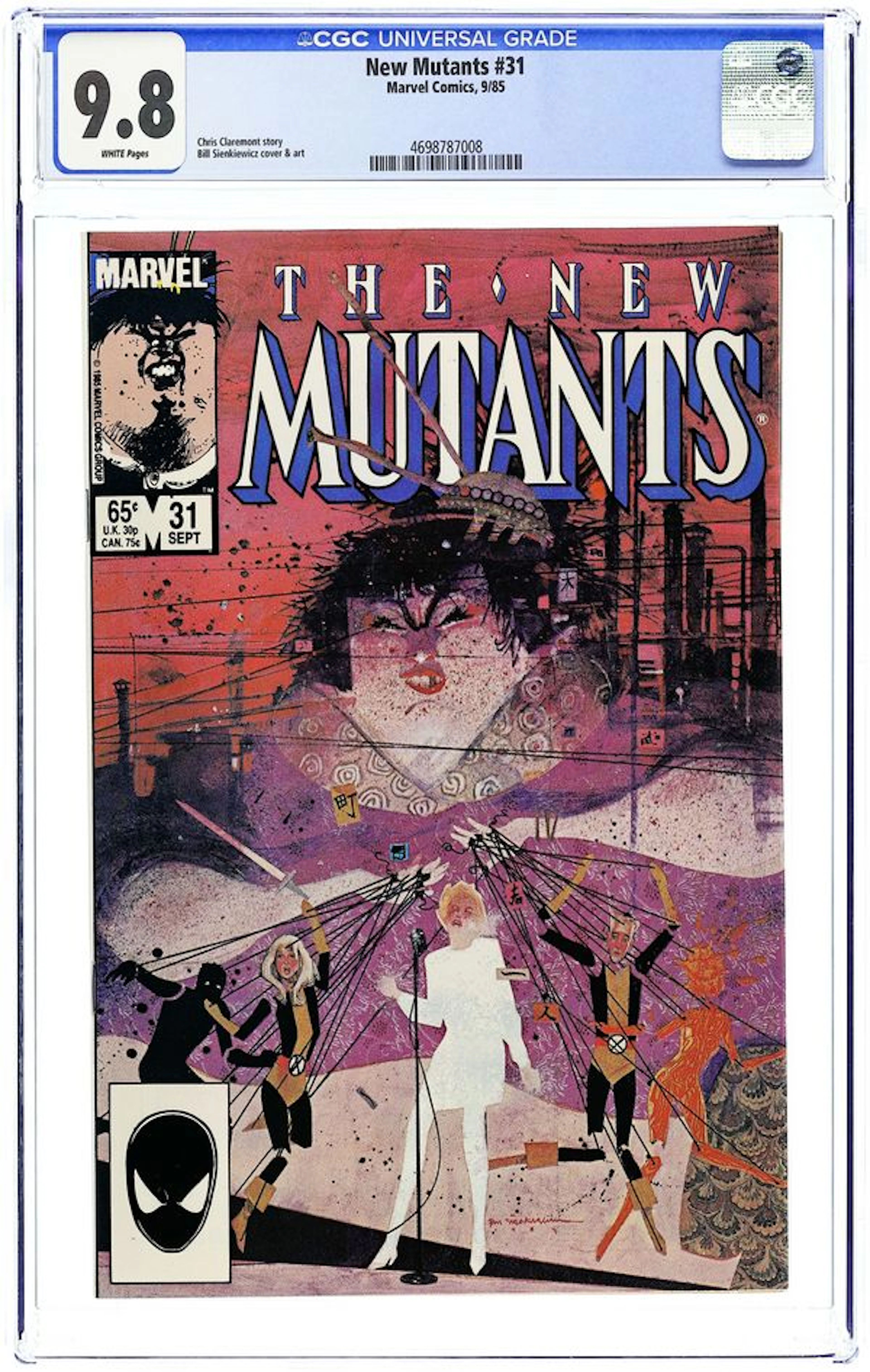 New Mutants (1983 1st Series) 31D CGC 9.8
