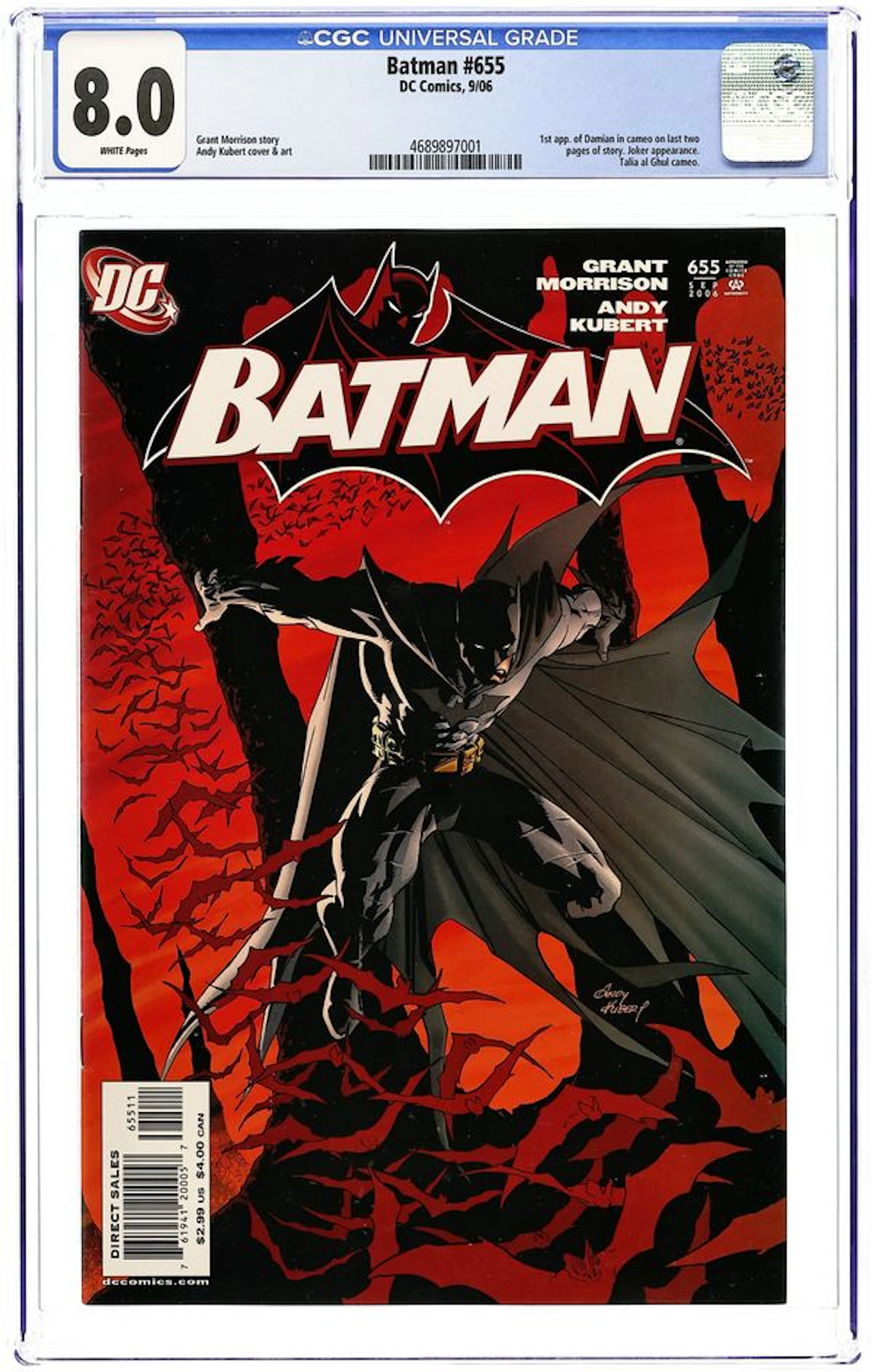 Batman (1940) 655A CGC 8.0