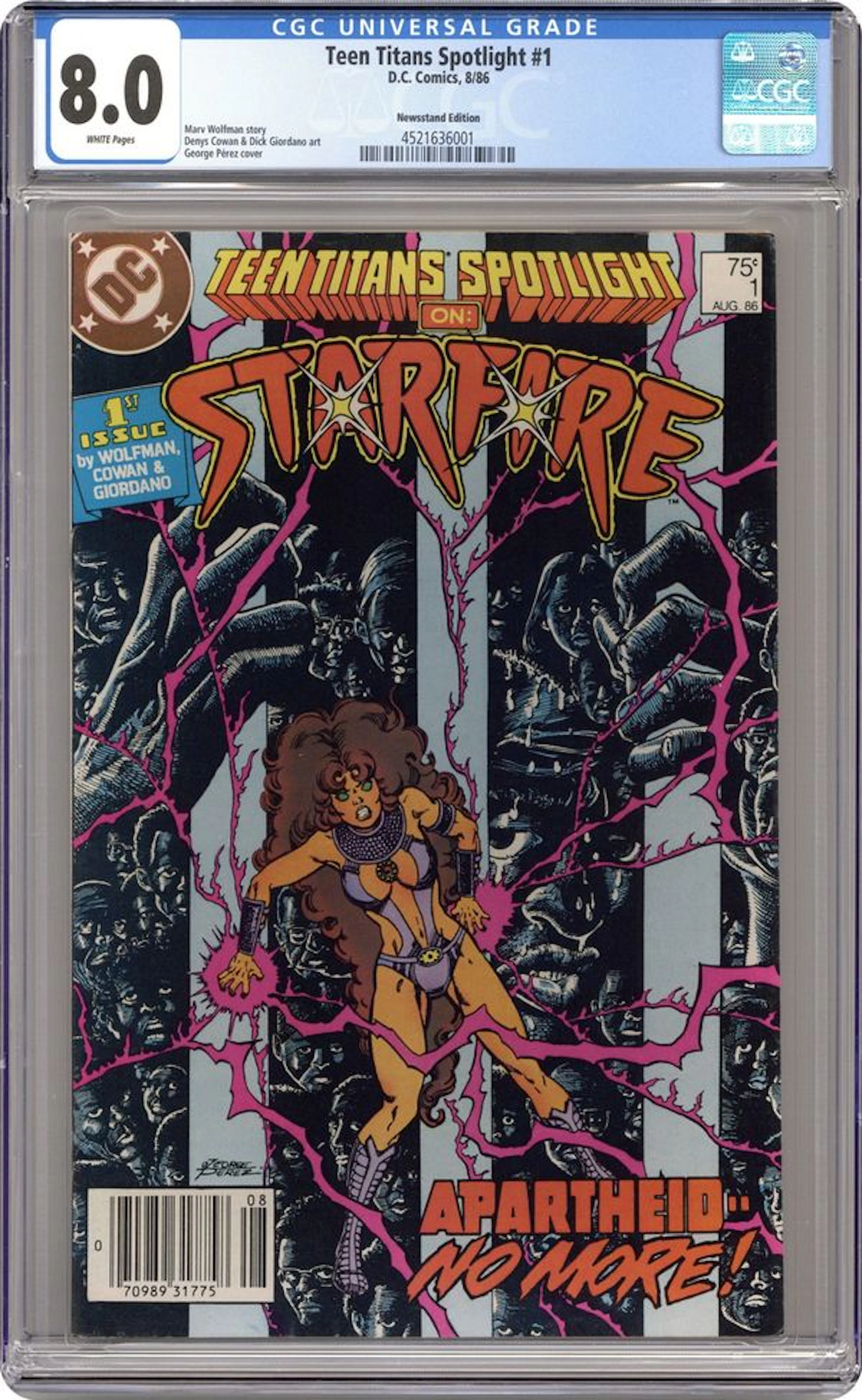 Teen Titans Spotlight (1986) 1N CGC 8.0