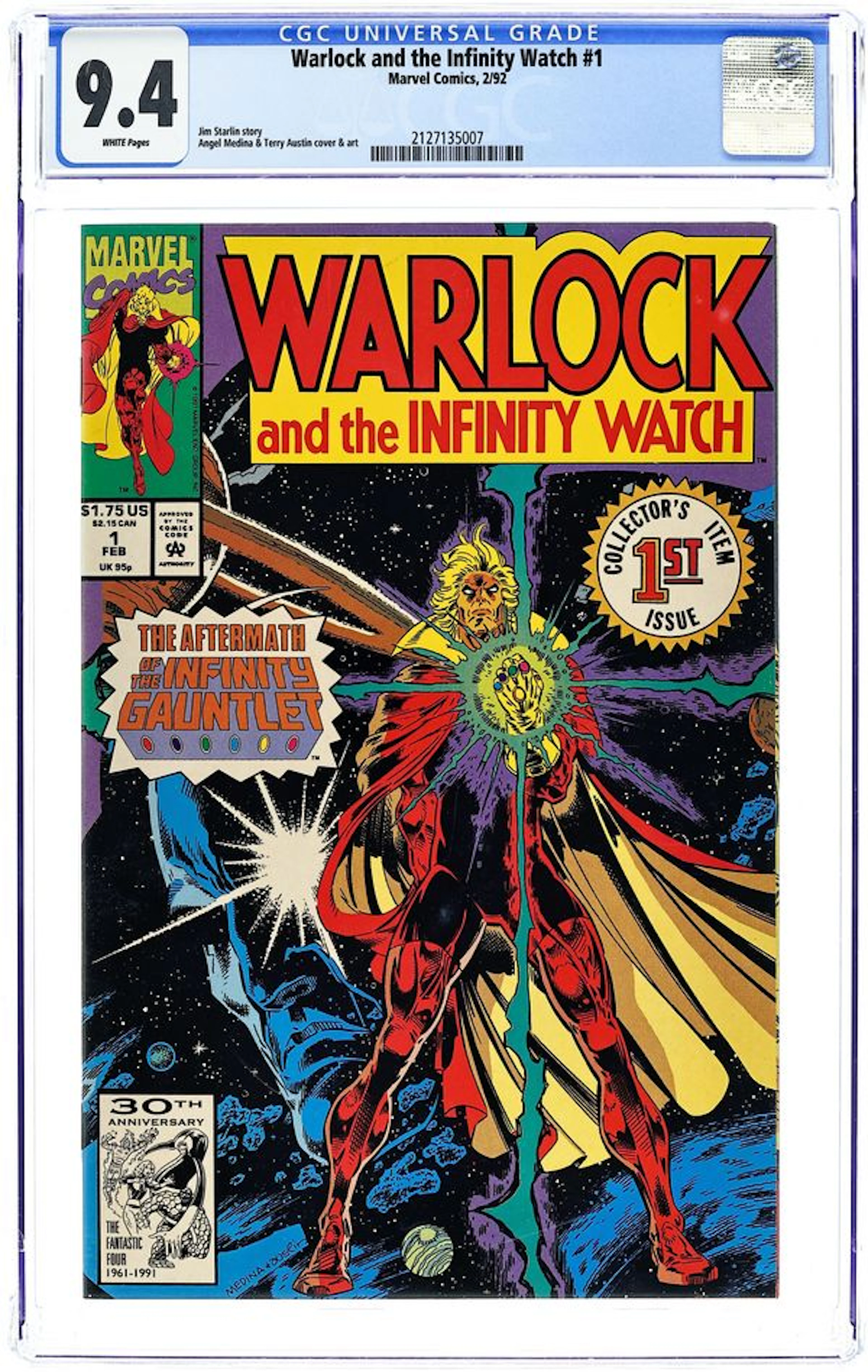 Warlock and the Infinity Watch (1992) 1D CGC 9.4