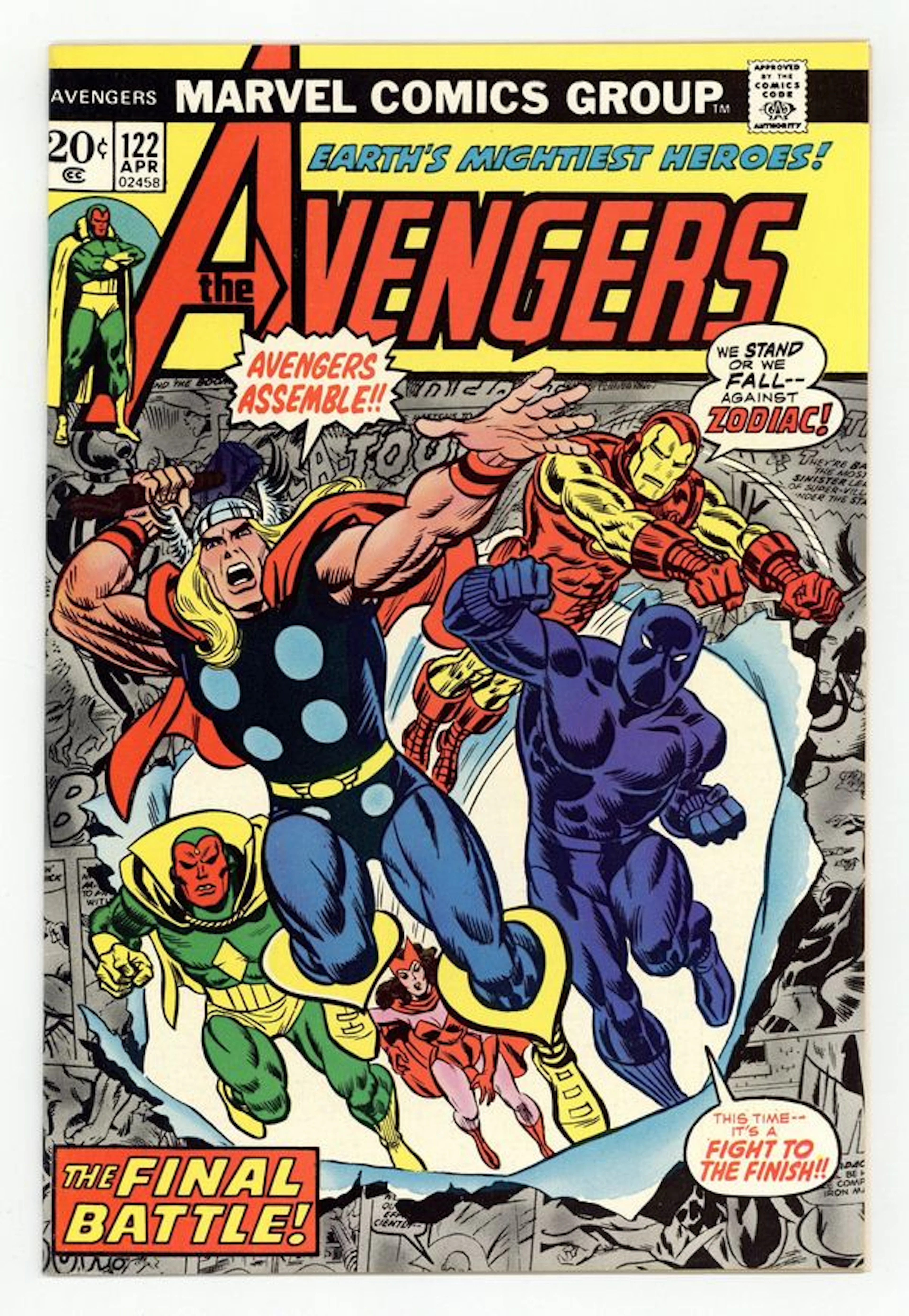 Avengers (1963 1st Series) 122 FN/VF 7.0