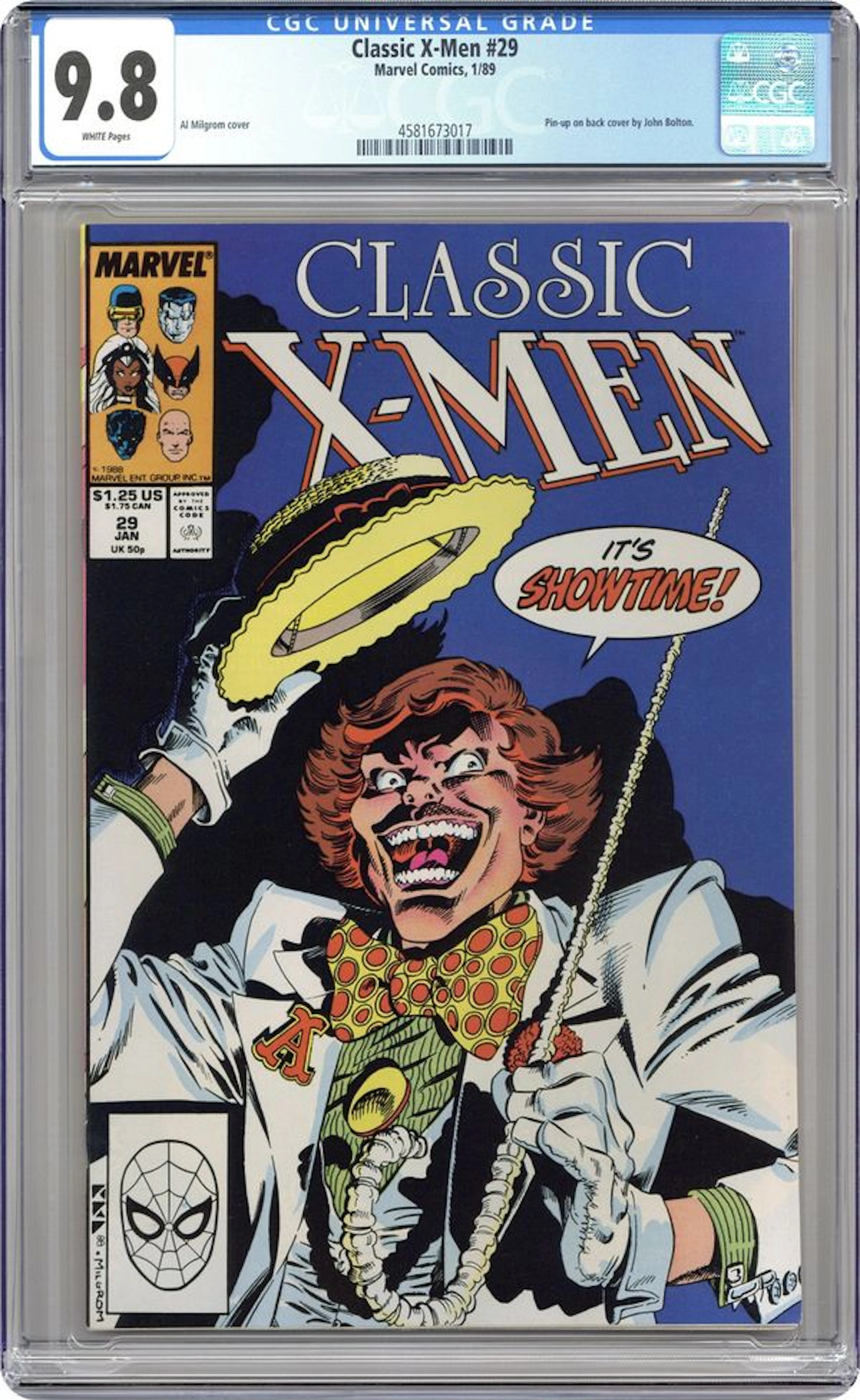 X-Men Classic (1986-1995 Marvel) Classic X-Men 29 CGC 9.8