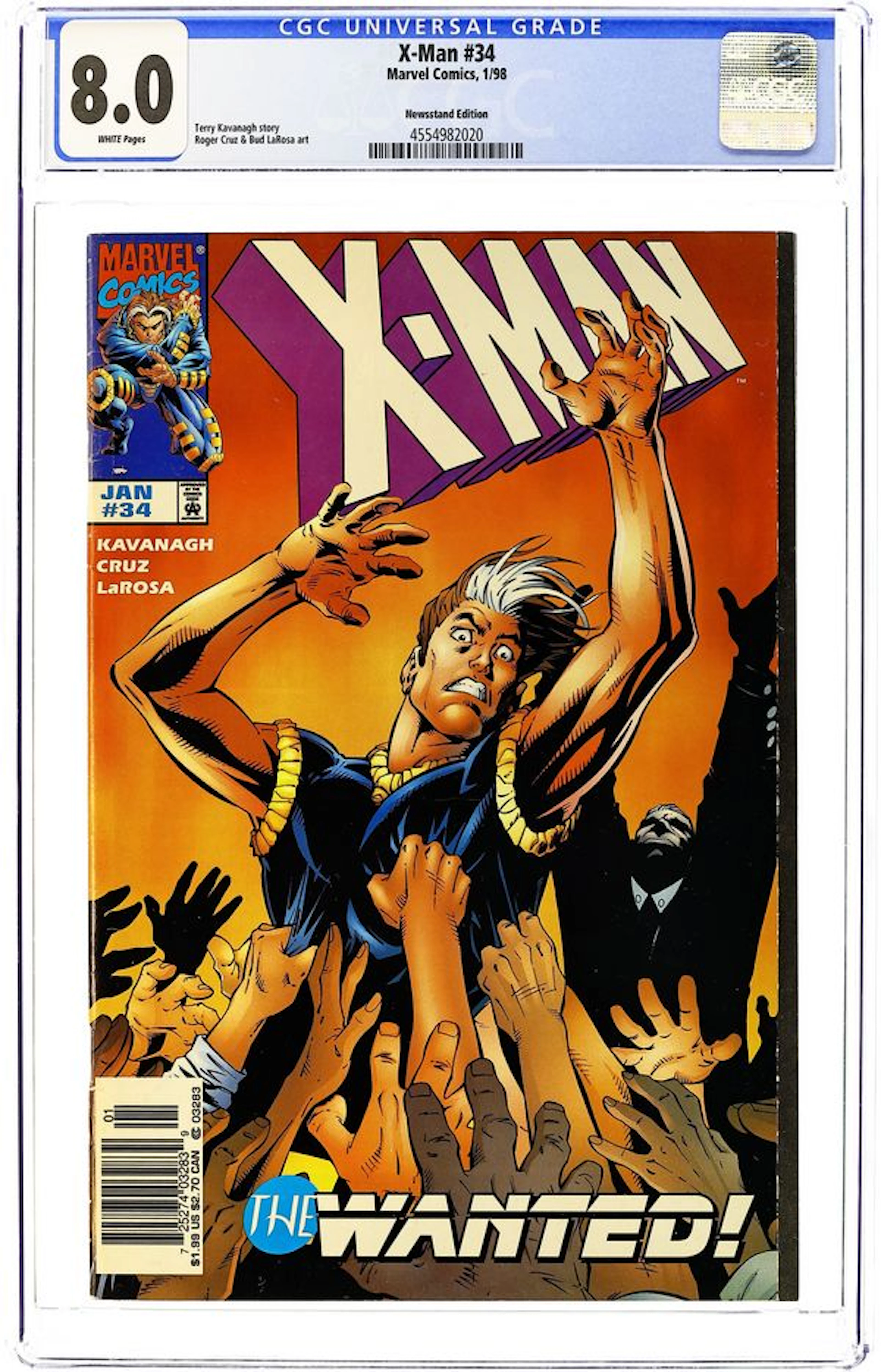 X-Man (1995 Marvel) 34N CGC 8.0