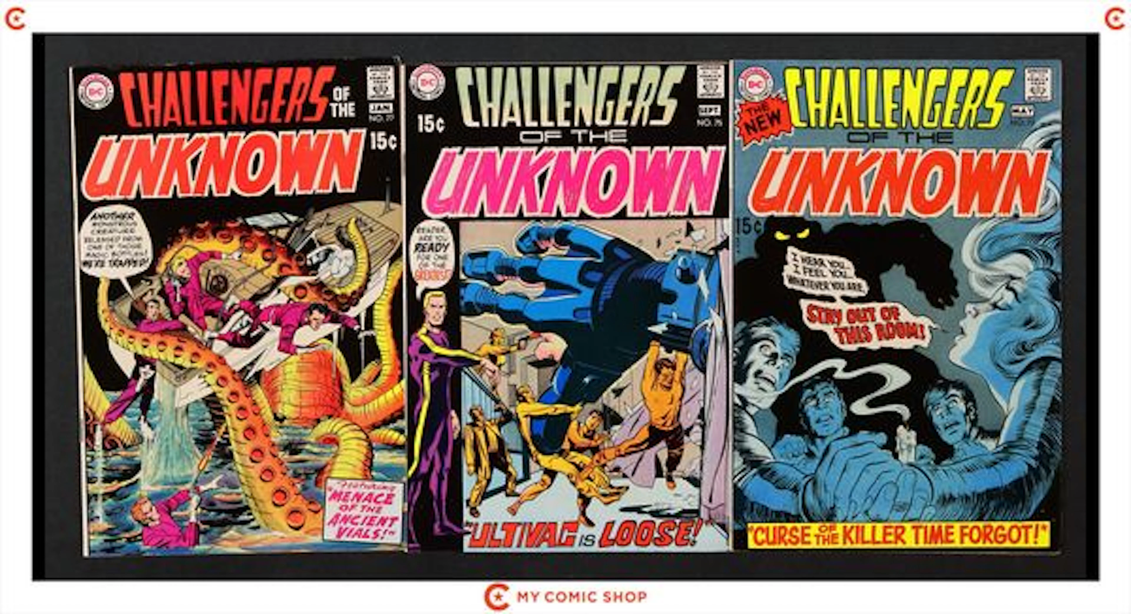 Challengers of the Unknown Lot of 3