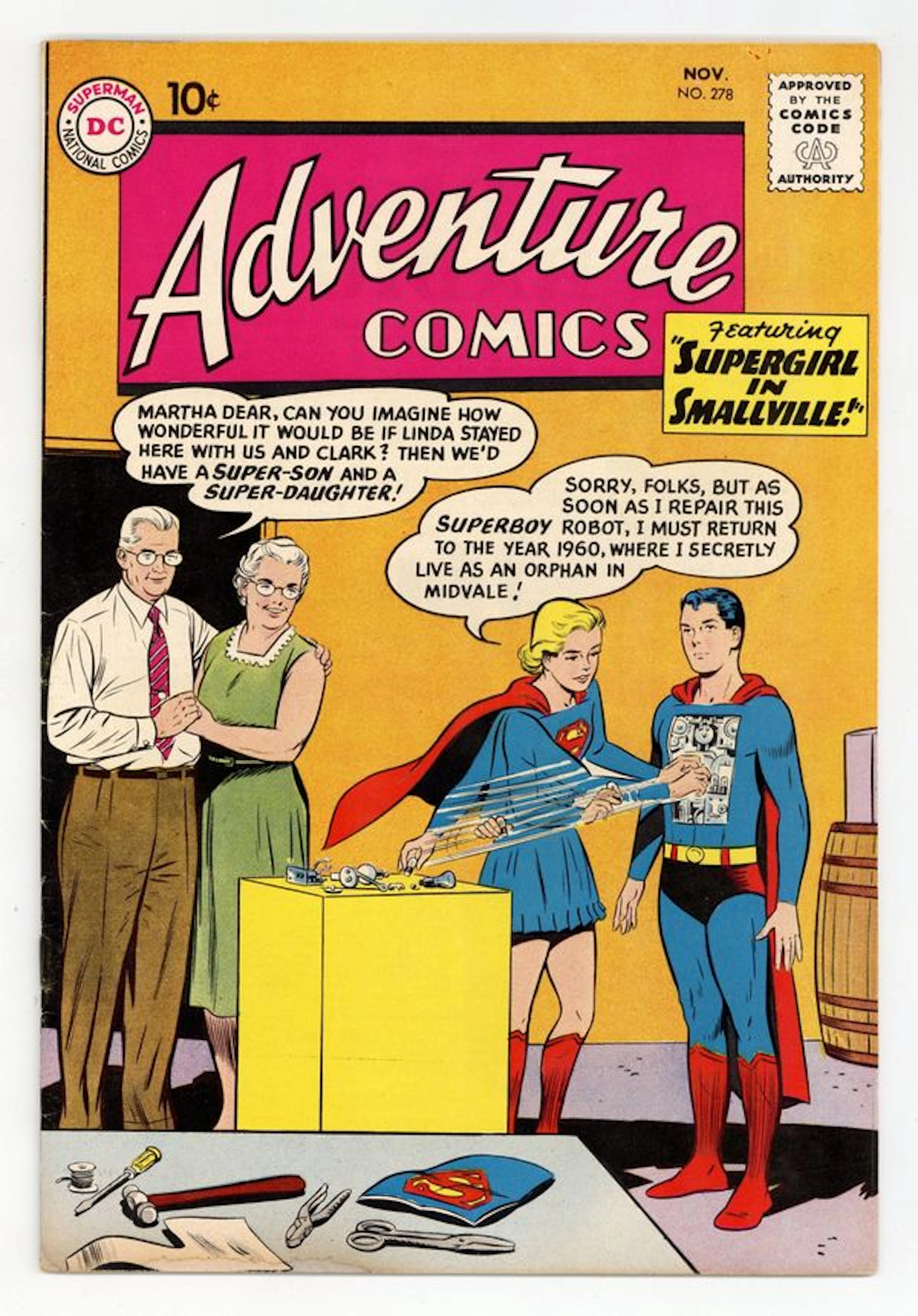 Adventure Comics (1938 1st Series) 278 VG+ 4.5