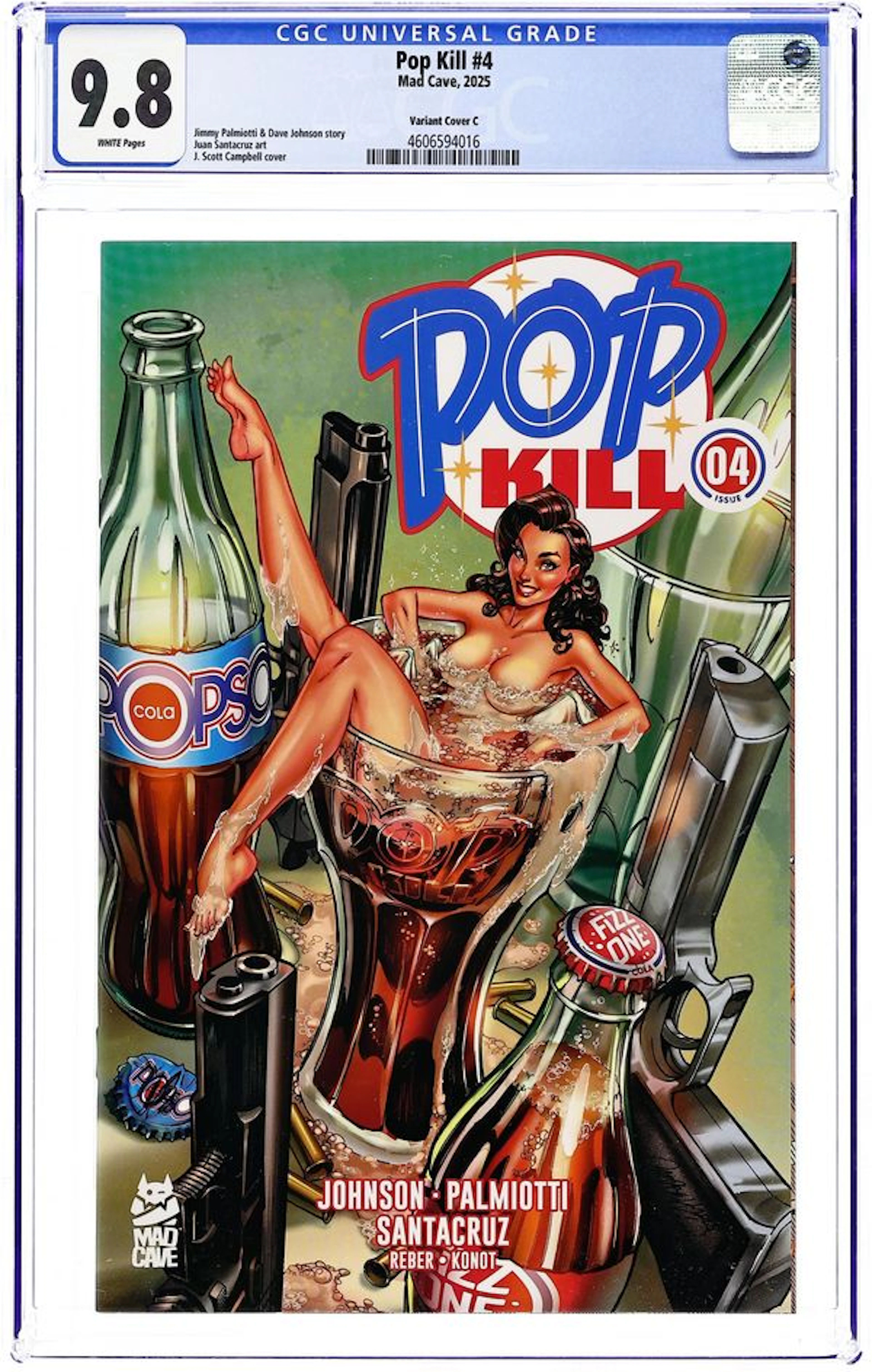 Pop Kill (2025 Mad Cave) 4C CGC 9.8