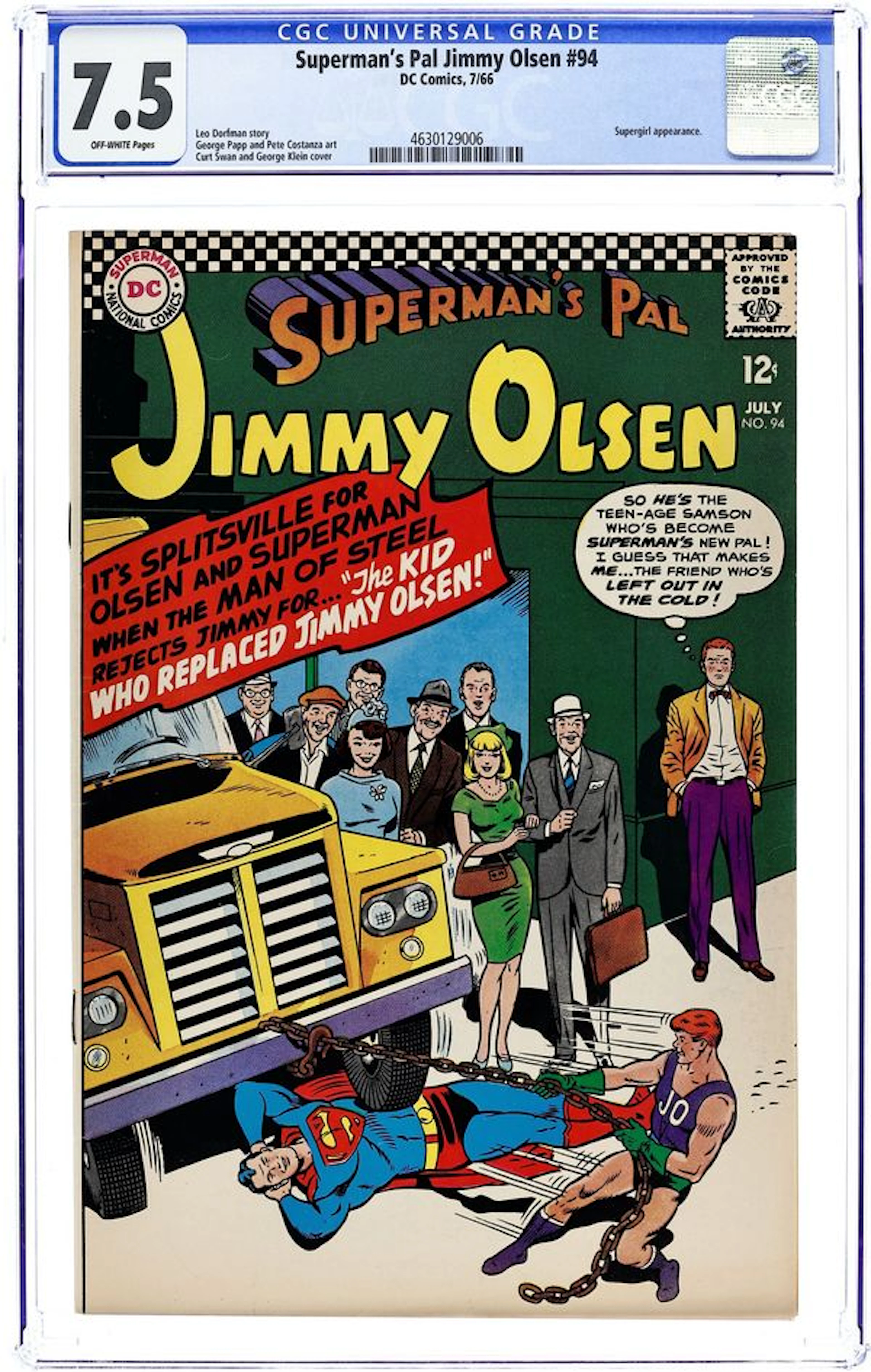 Superman's Pal Jimmy Olsen (1954) 94 CGC 7.5
