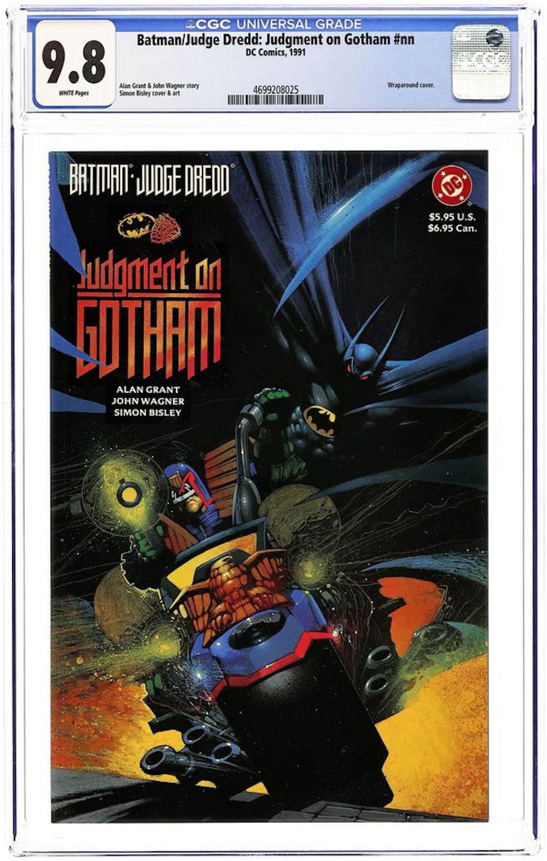 Batman Judge Dredd Judgment on Gotham (1991) 1 CGC 9.8