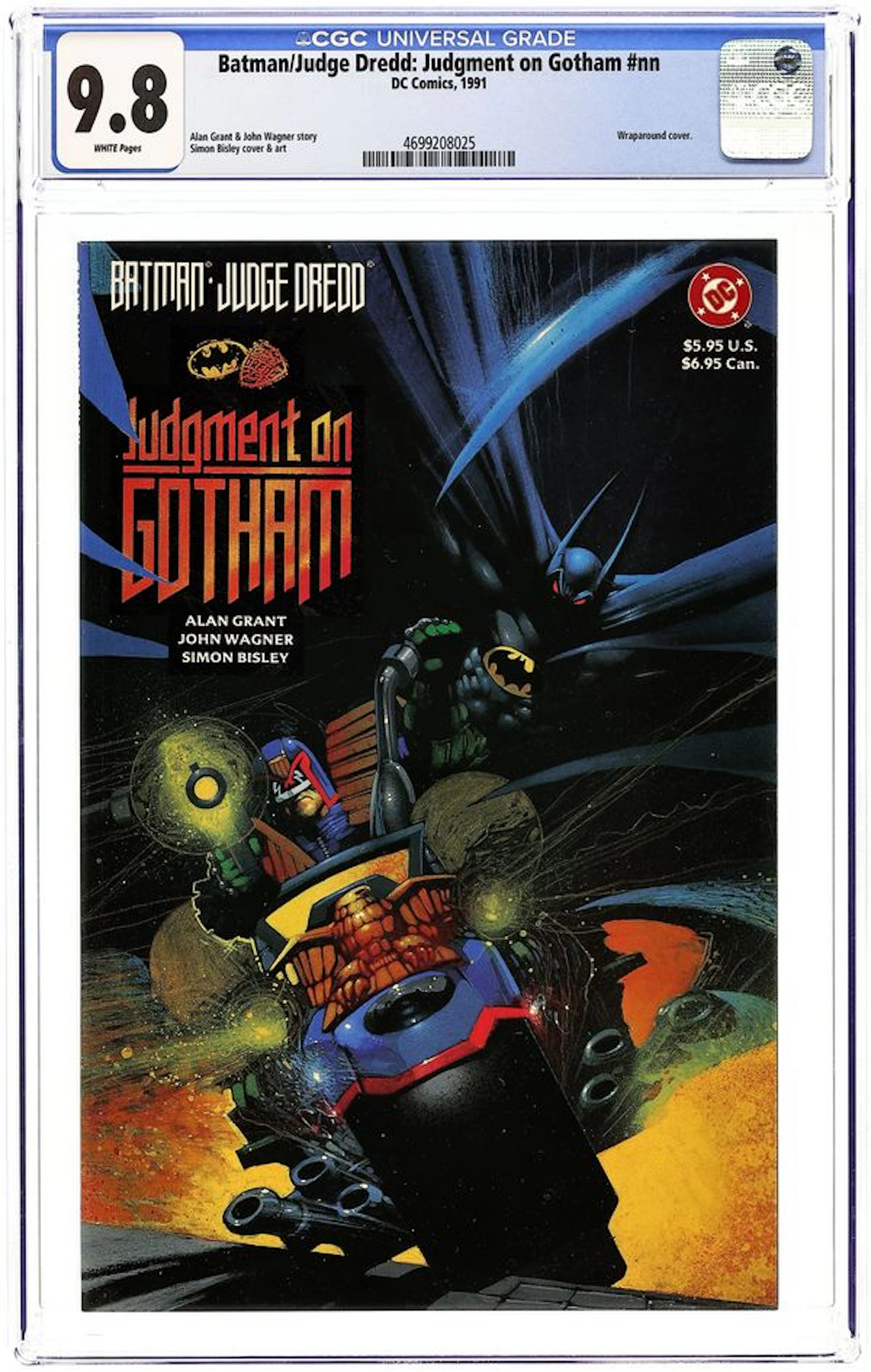 Batman Judge Dredd Judgment on Gotham (1991) 1 CGC 9.8
