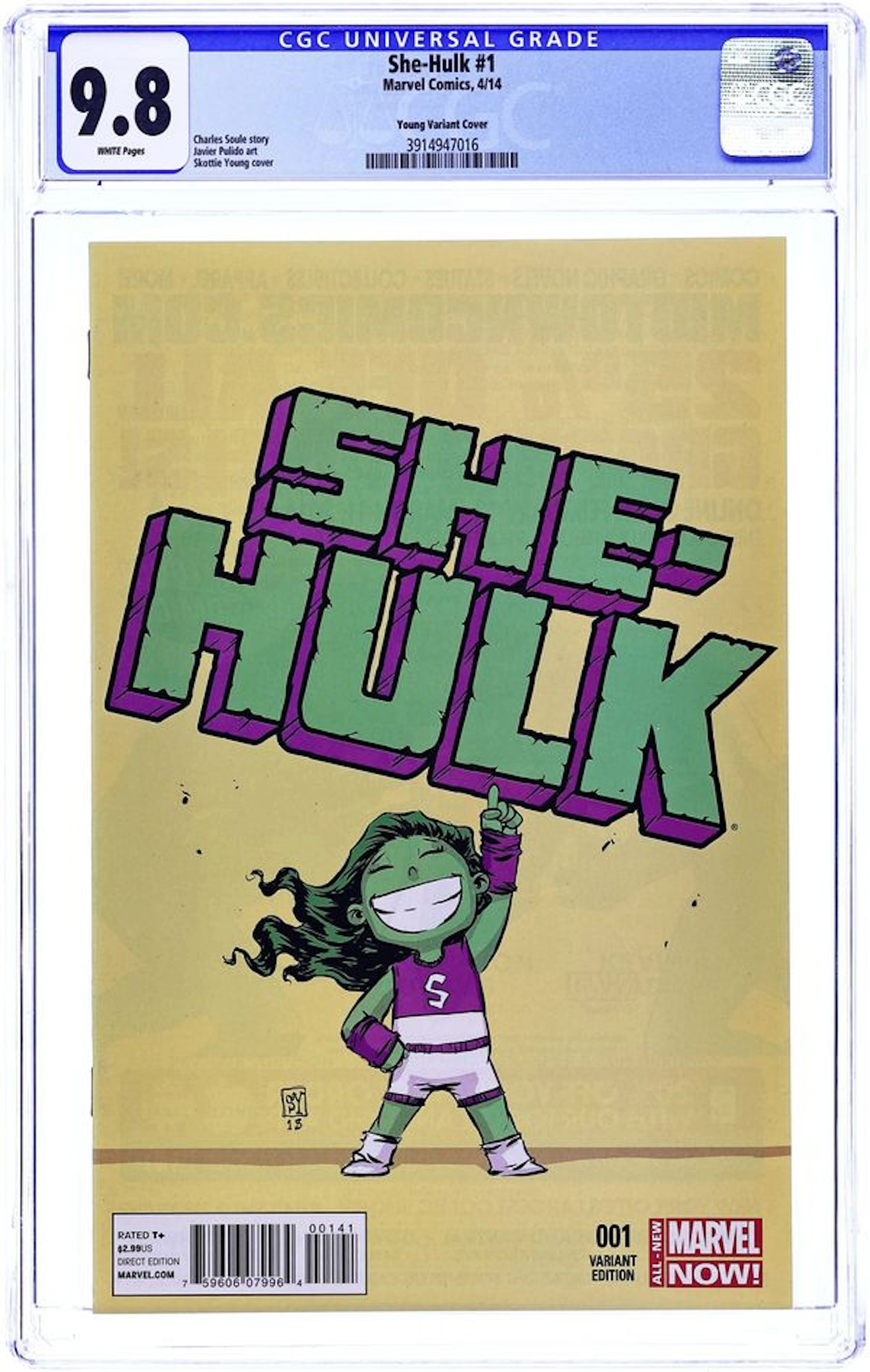 She-Hulk (2014 3rd Series) 1D CGC 9.8