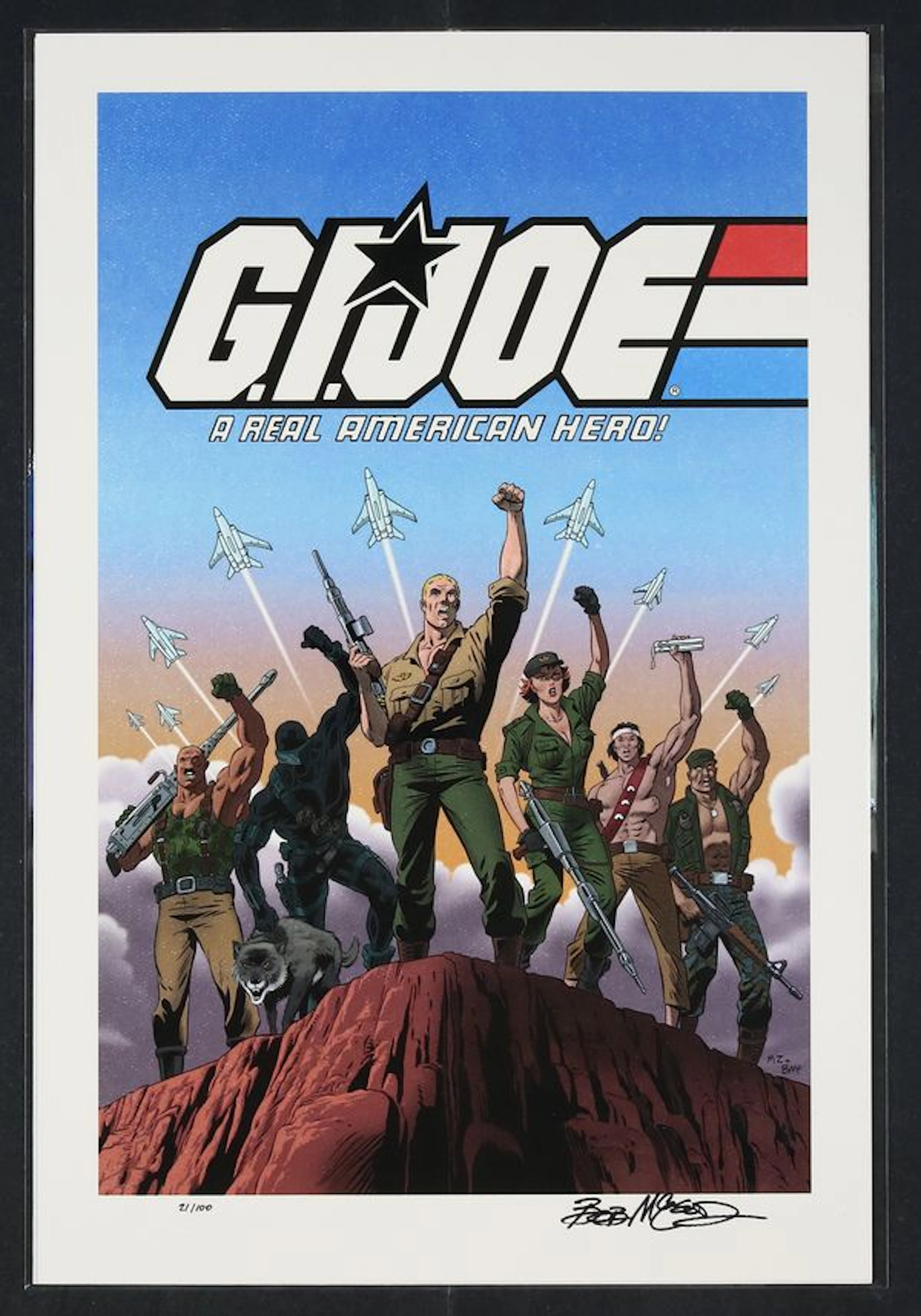 G.I. Joe Yearbook Signed Print by Bob McLeod