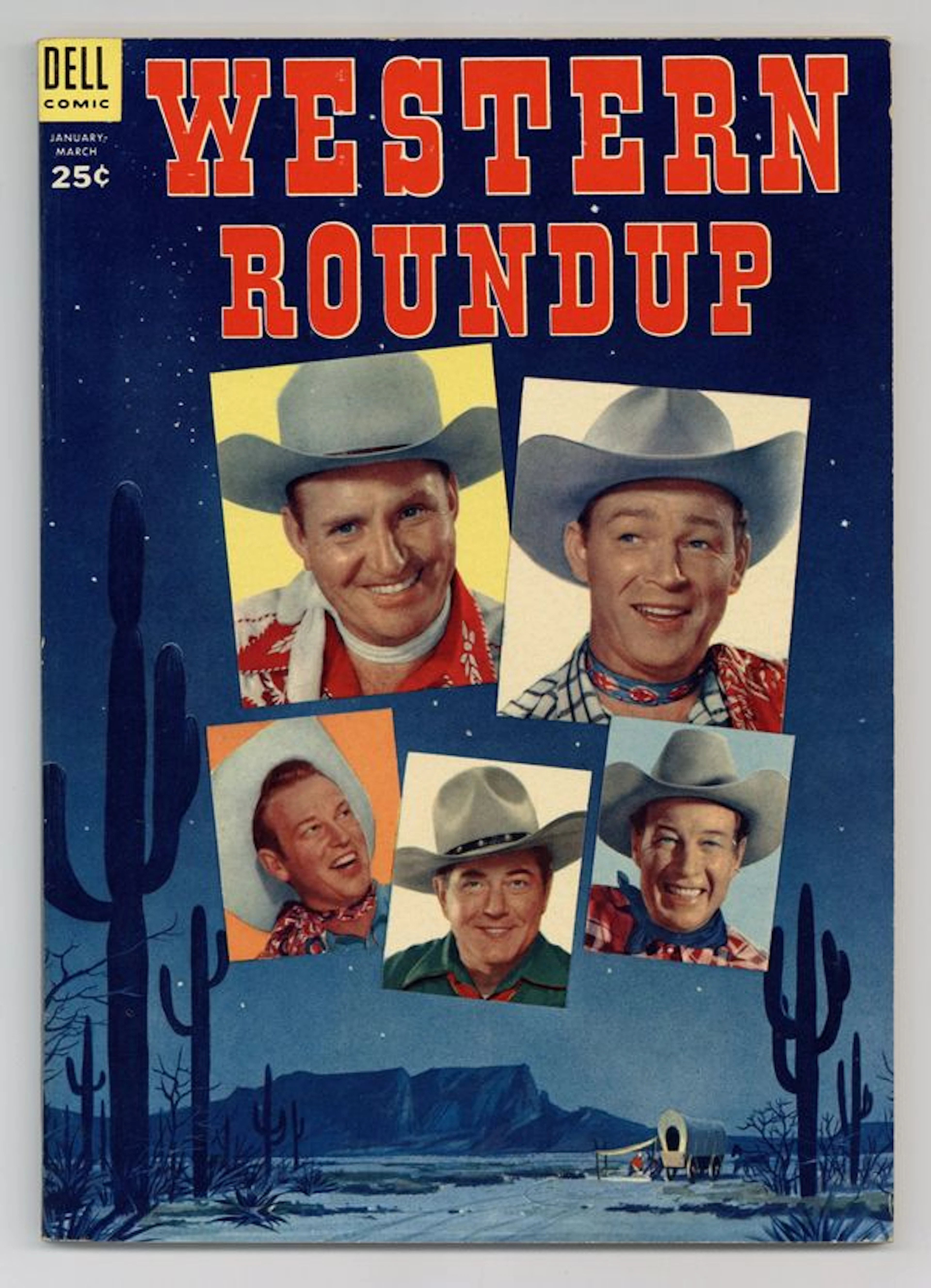 Dell Giant Western Roundup (1952-1959 Dell) 5 FN- 5.5