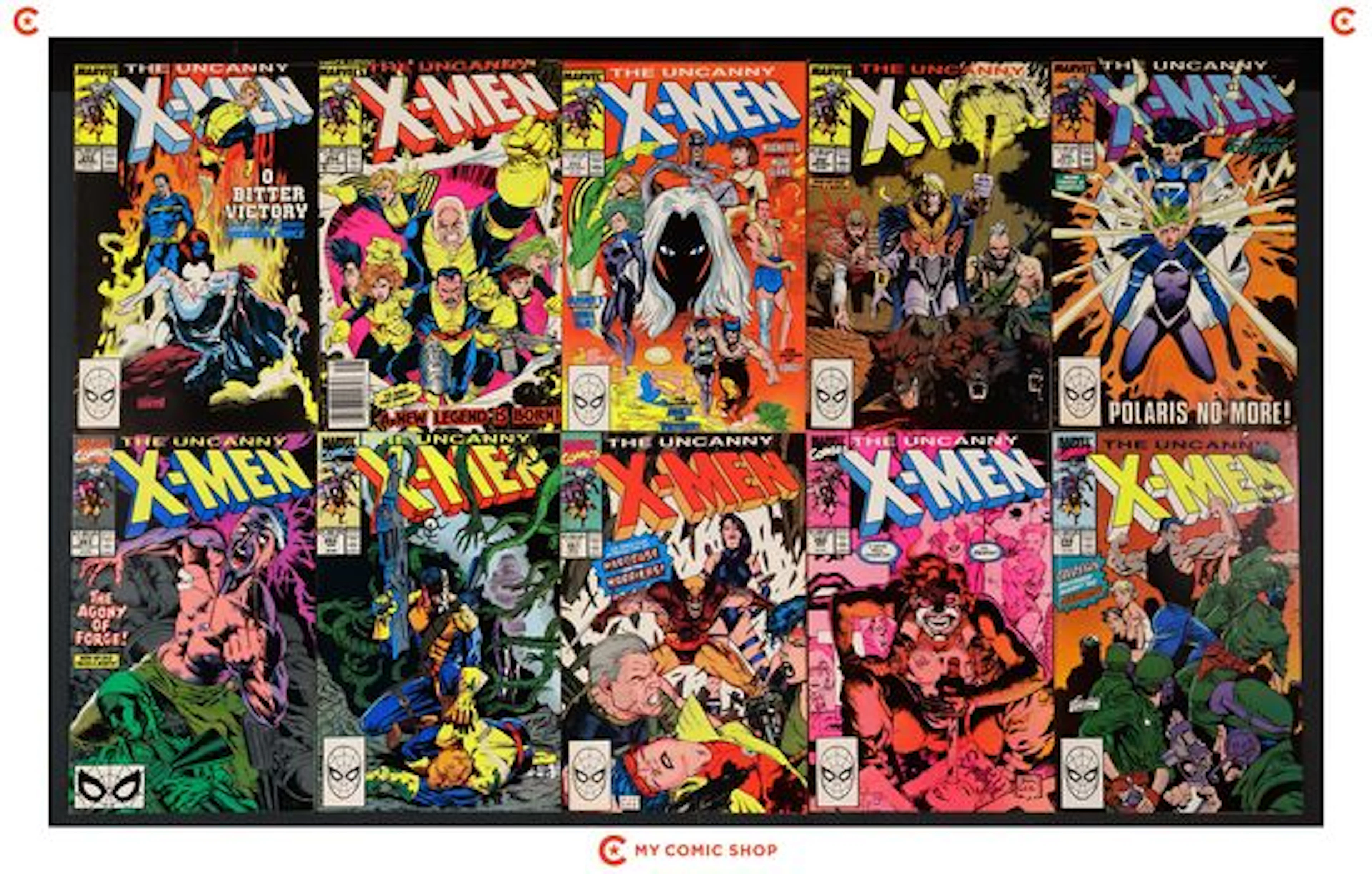 Uncanny X-Men Lot of 10
