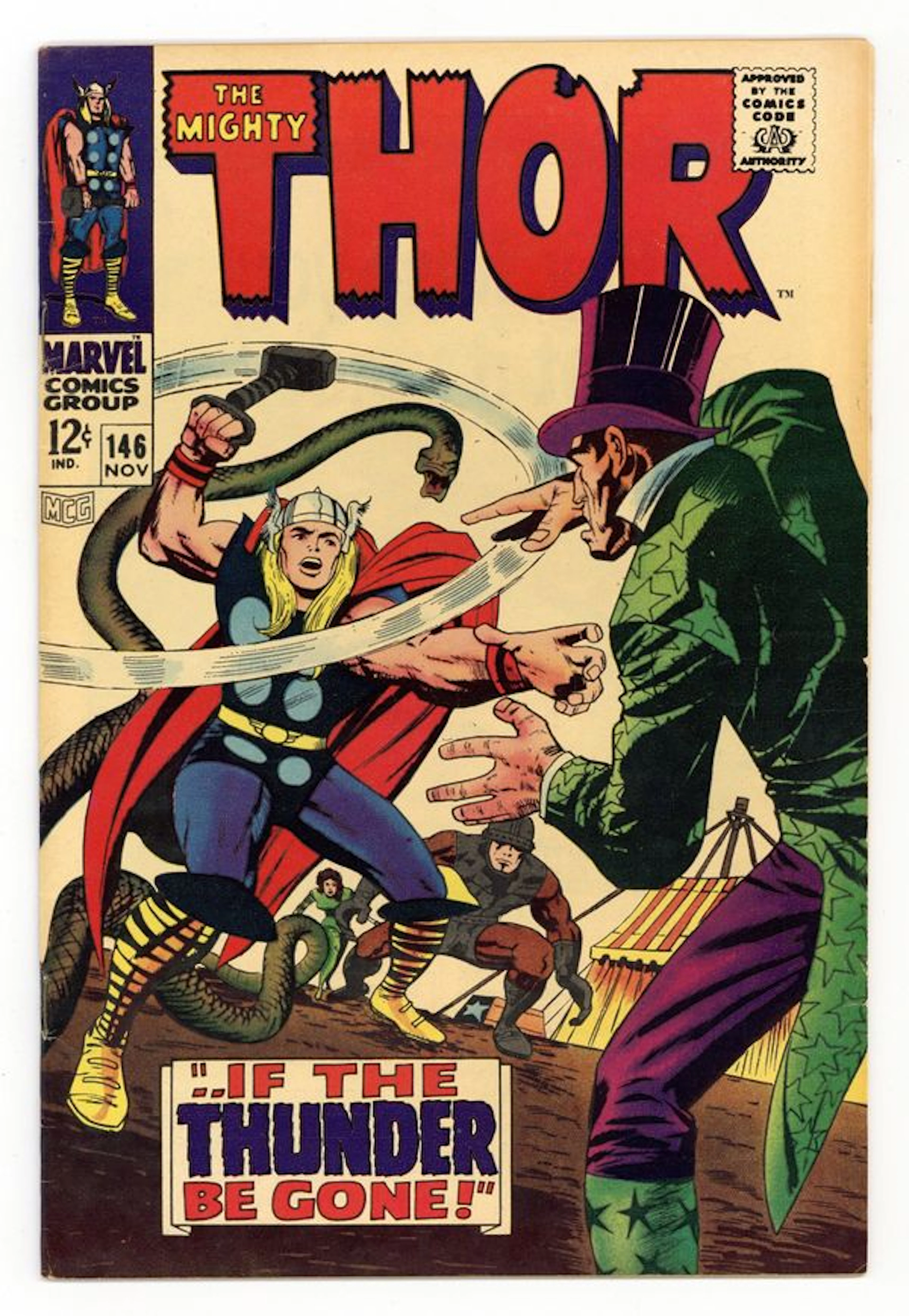 Thor (1962 Marvel 1st Series Journey Into Mystery) 146 FN 6.0
