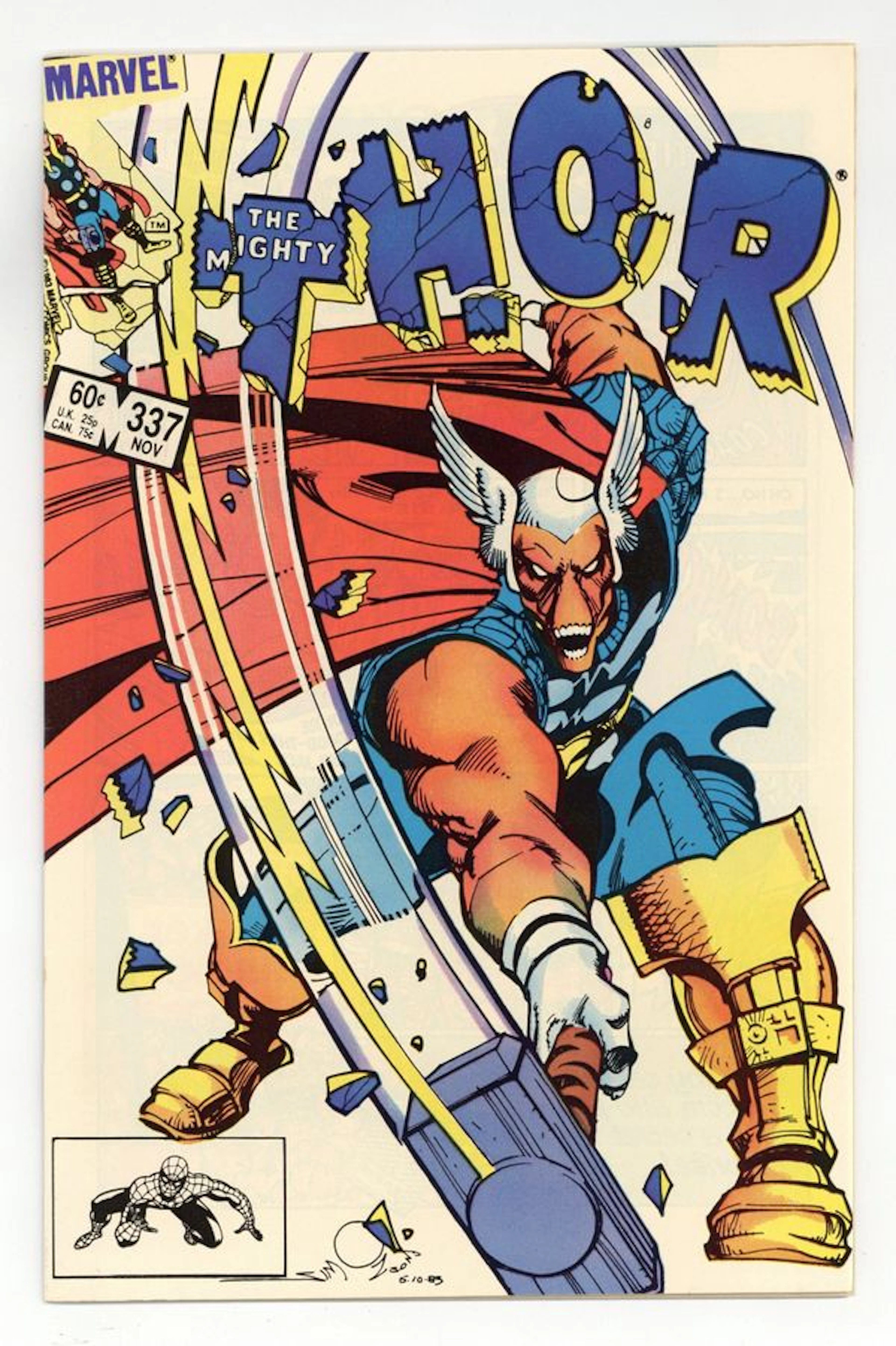 Thor (1962 Marvel 1st Series Journey Into Mystery) 337 FN- 5.5