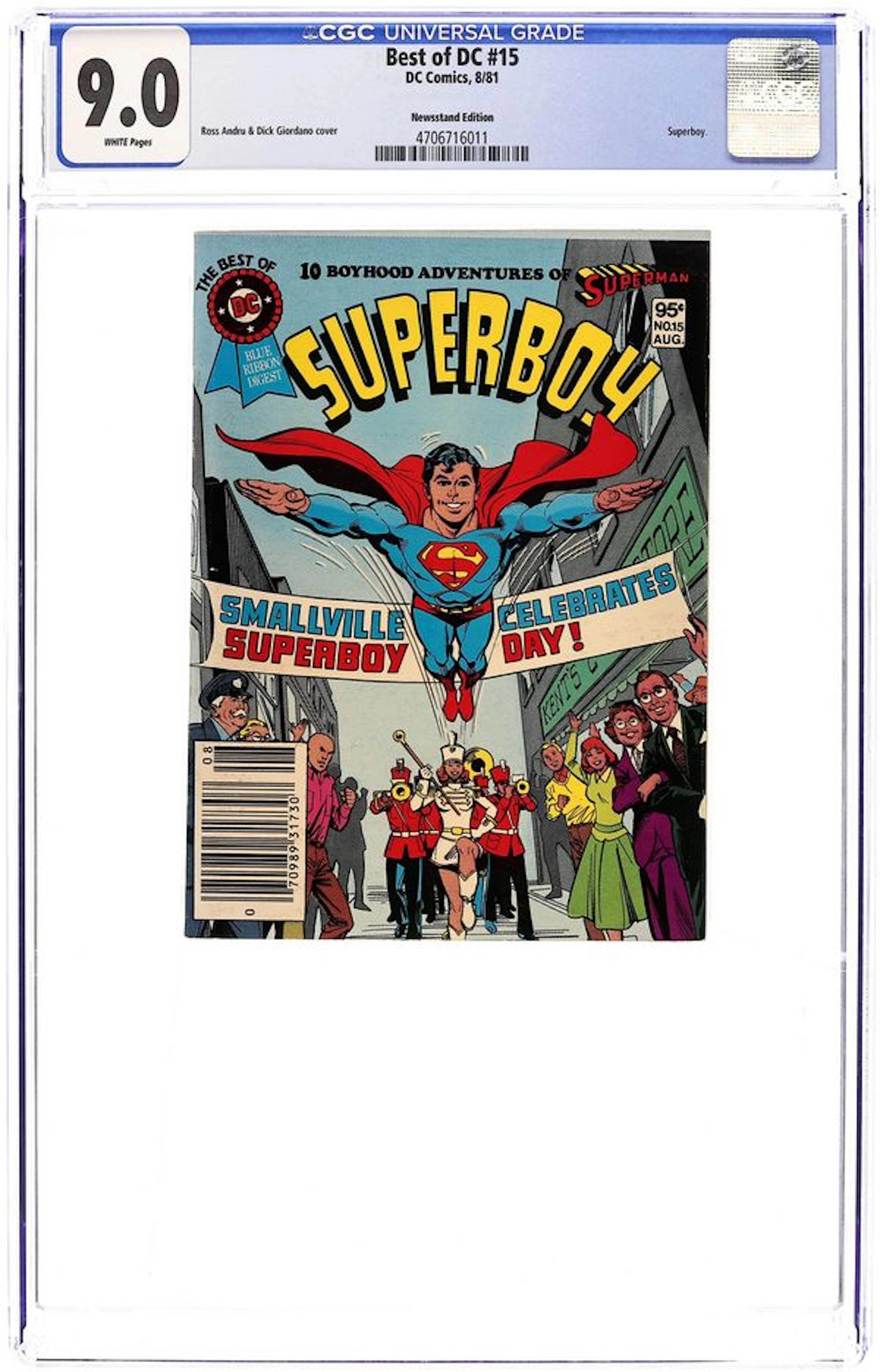 Best of DC Blue Ribbon Digest (1979) 15N CGC 9.0
