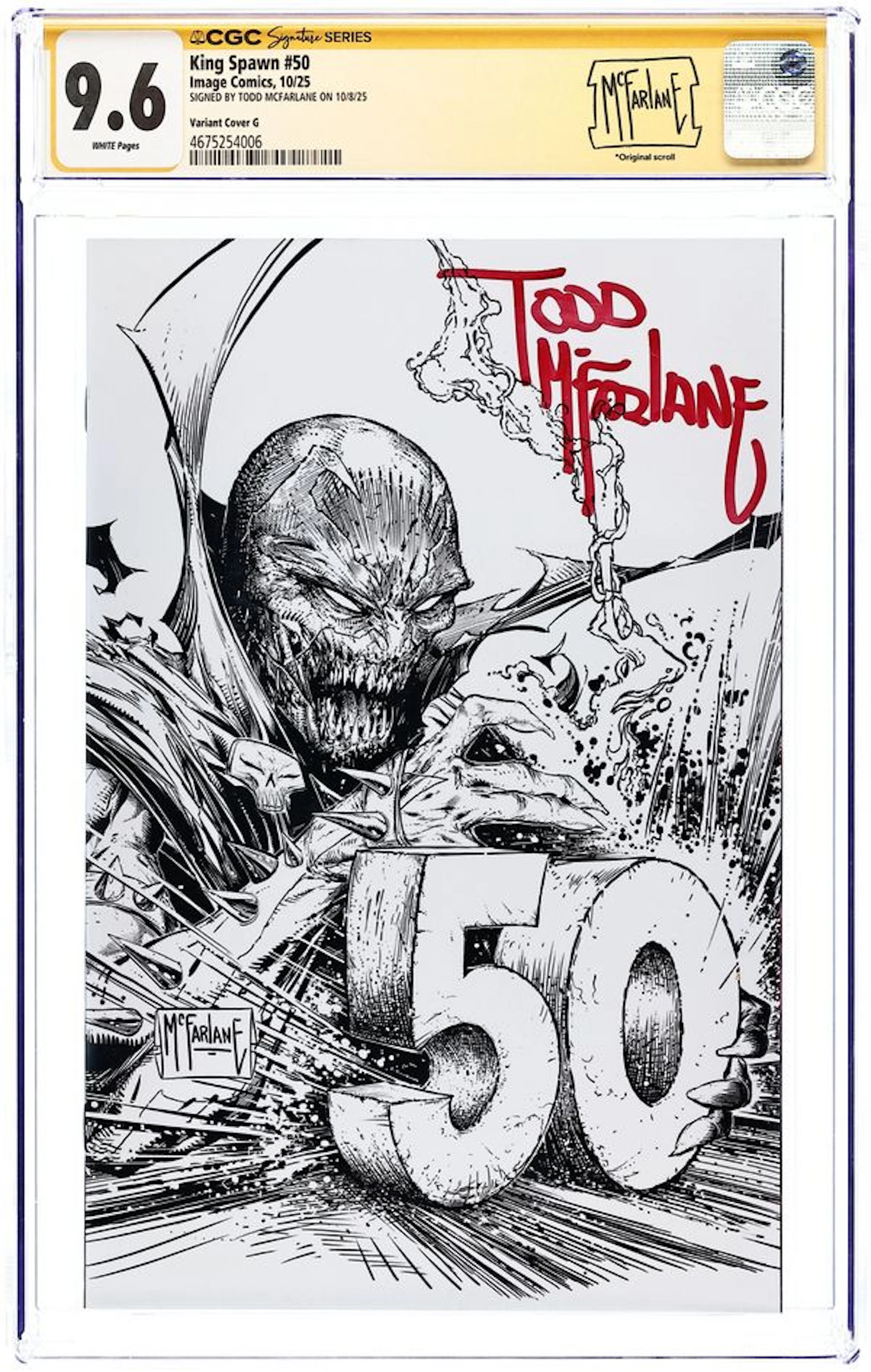King Spawn (2021 Image) 50G CGC 9.6 SS McFarlane