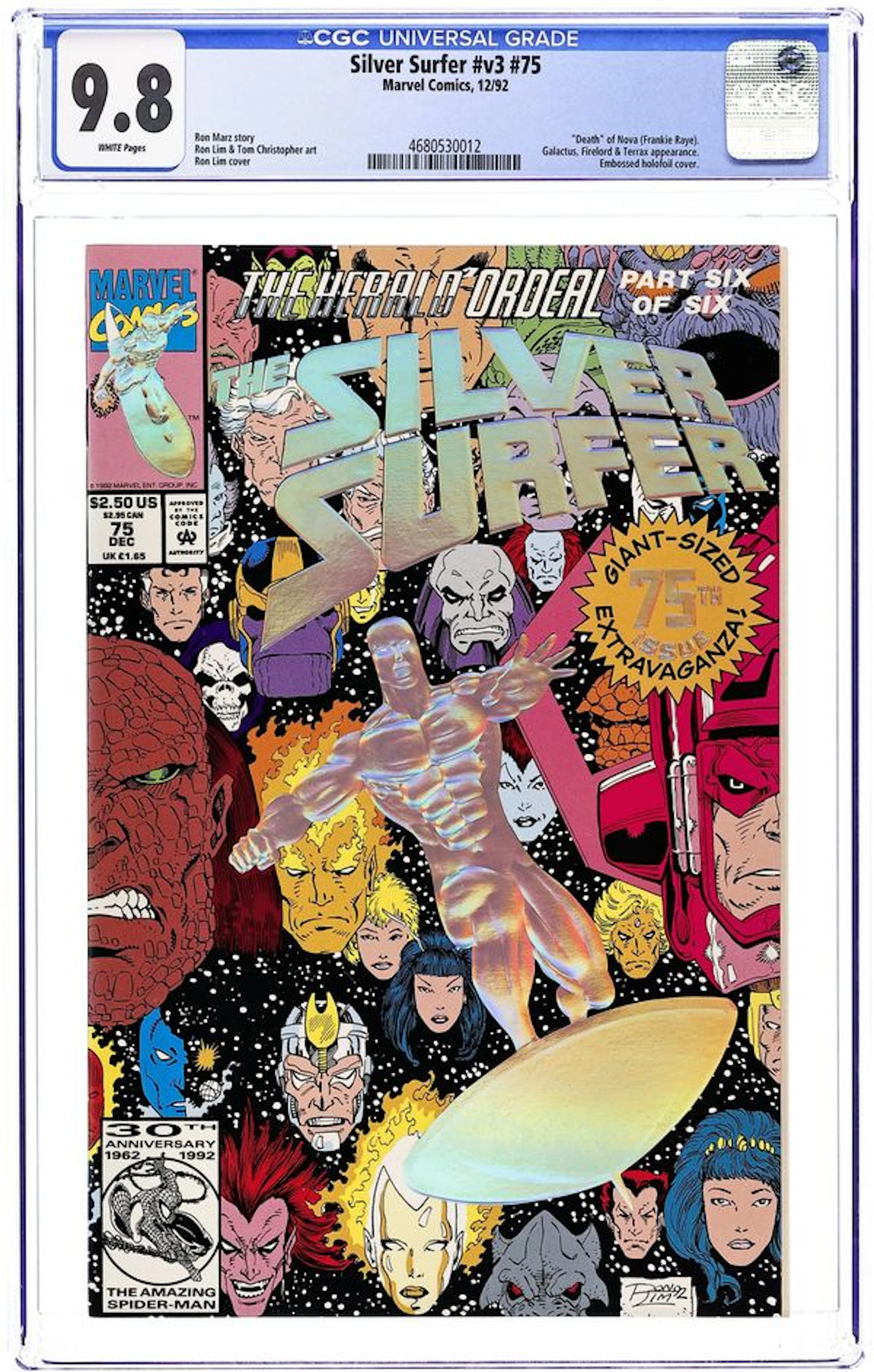 Silver Surfer (1987 2nd Series) 75 CGC 9.8