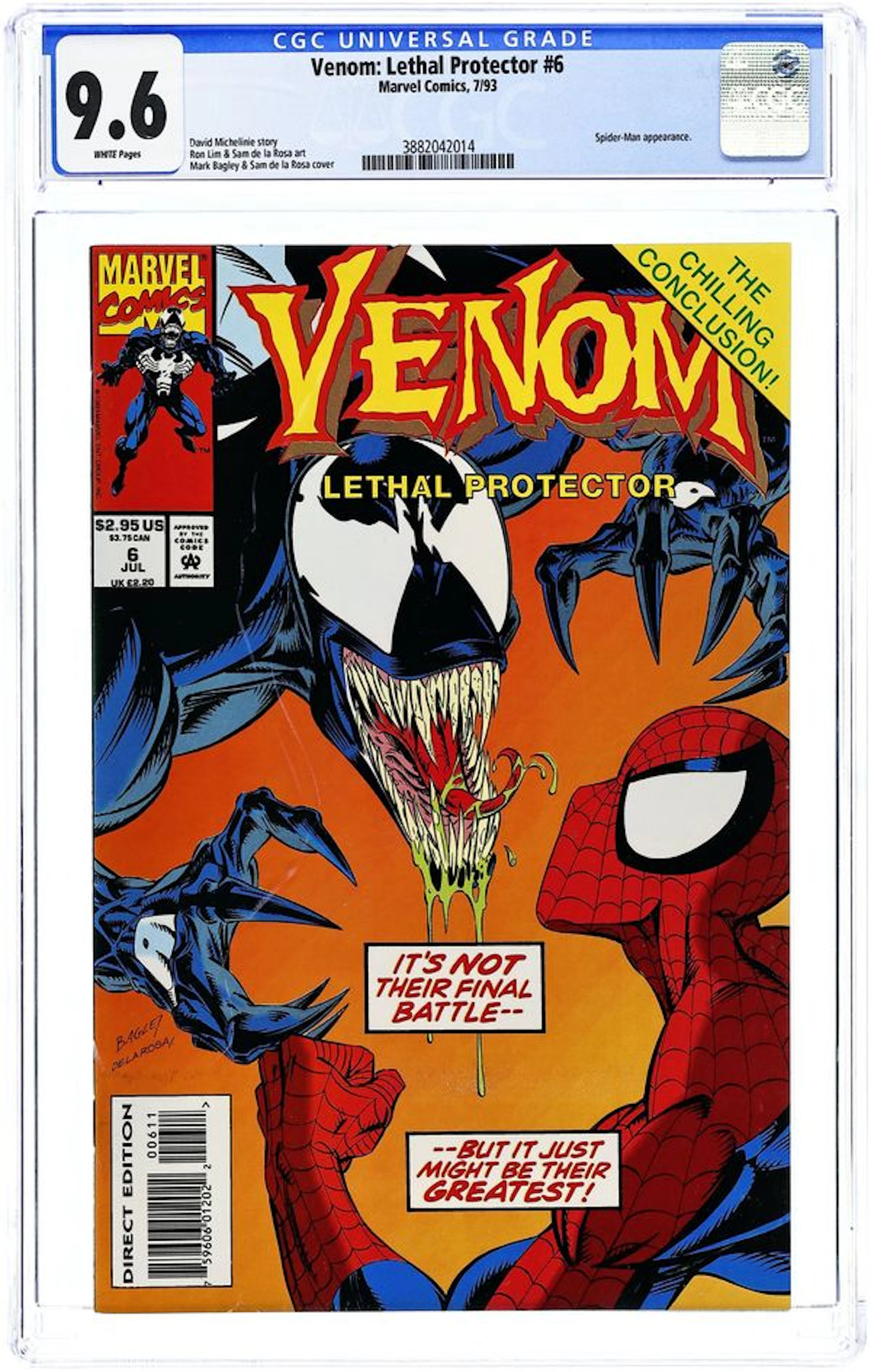 Venom Lethal Protector (1993) 6 CGC 9.6