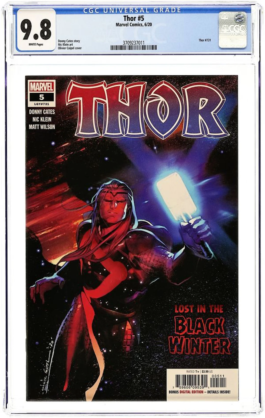 Thor (2020 Marvel 6th Series) 5A CGC 9.8