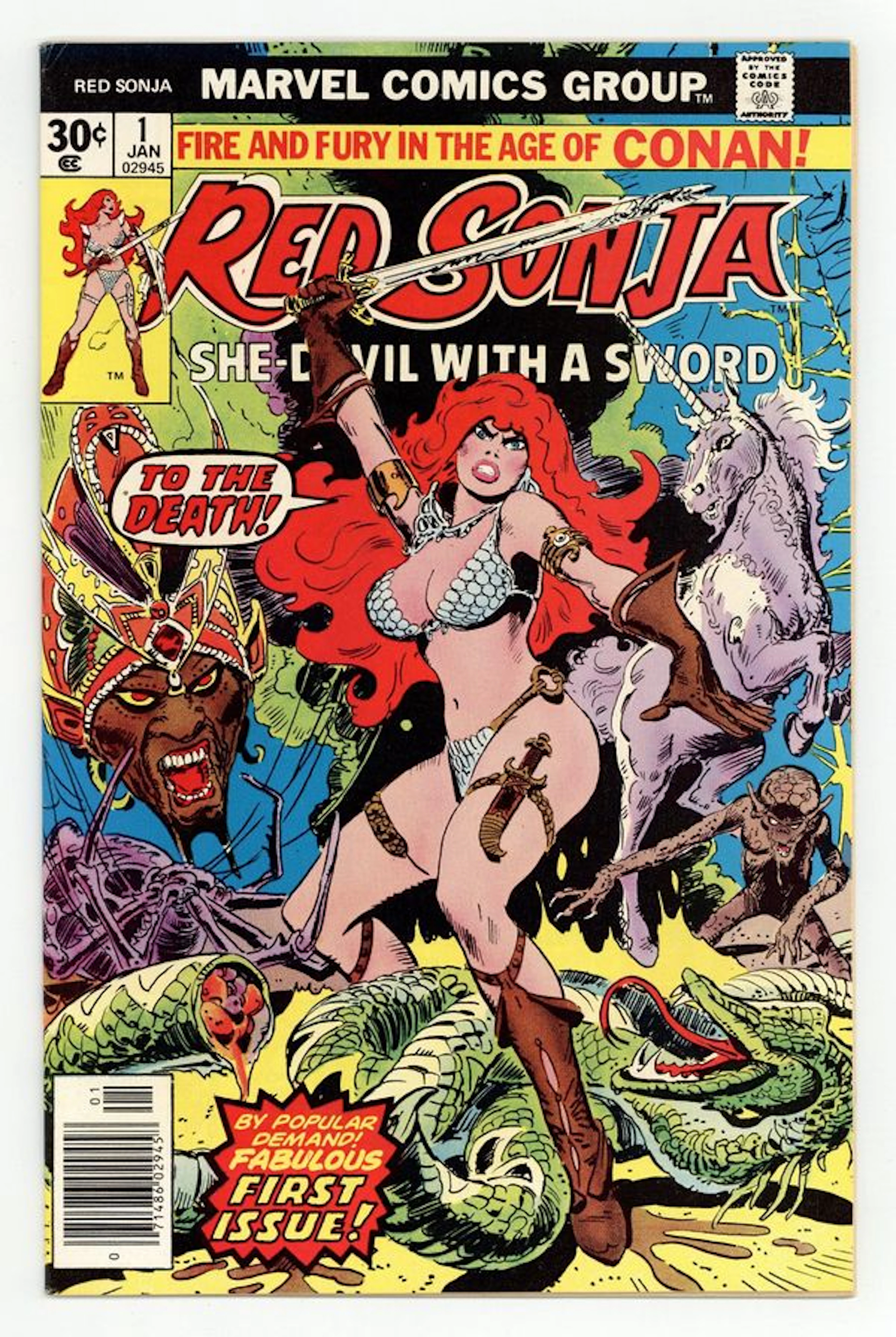 Red Sonja (1977 1st Marvel Series) 1 FN 6.0