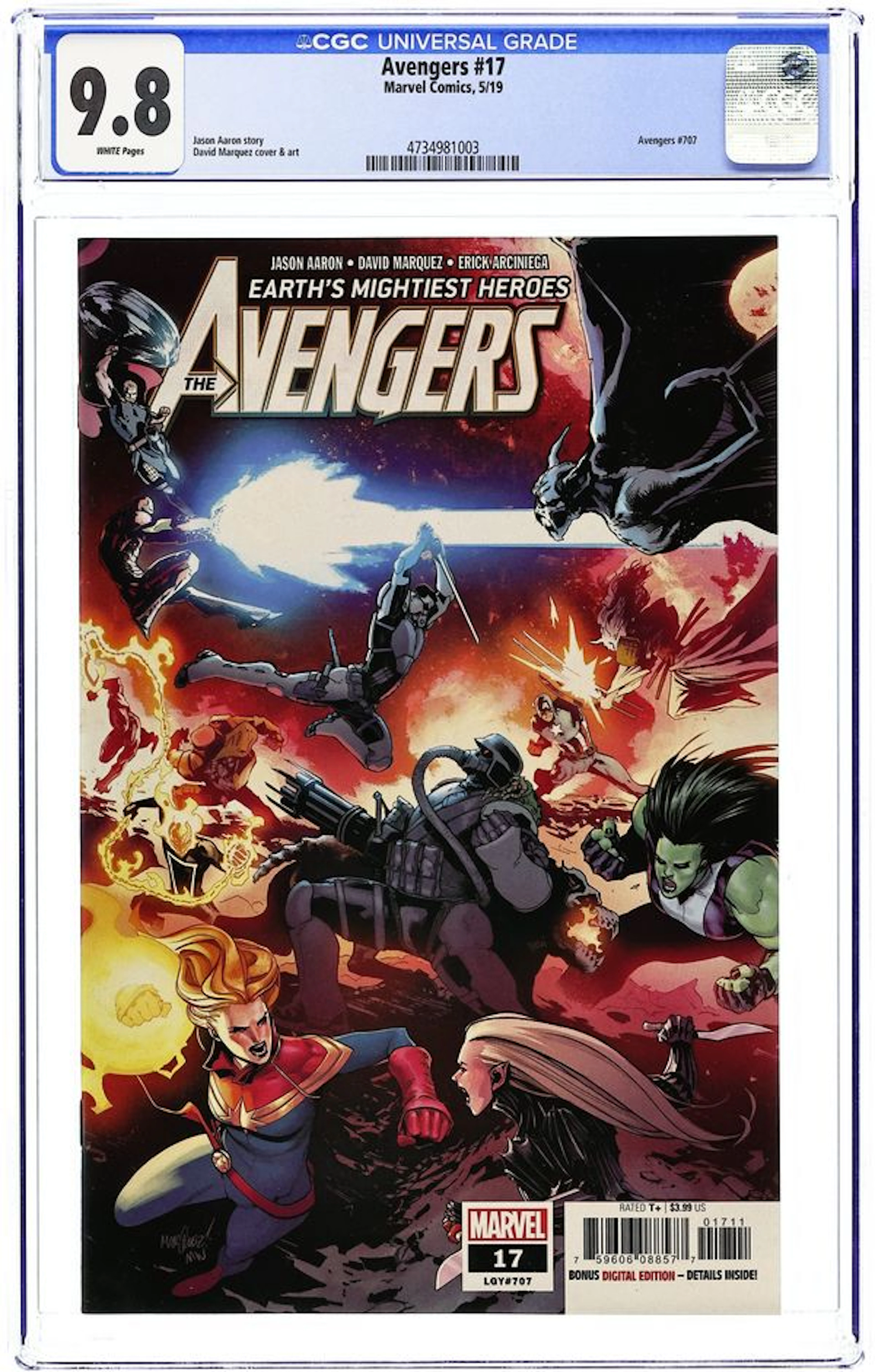 Avengers (2018 8th Series) 17A CGC 9.8