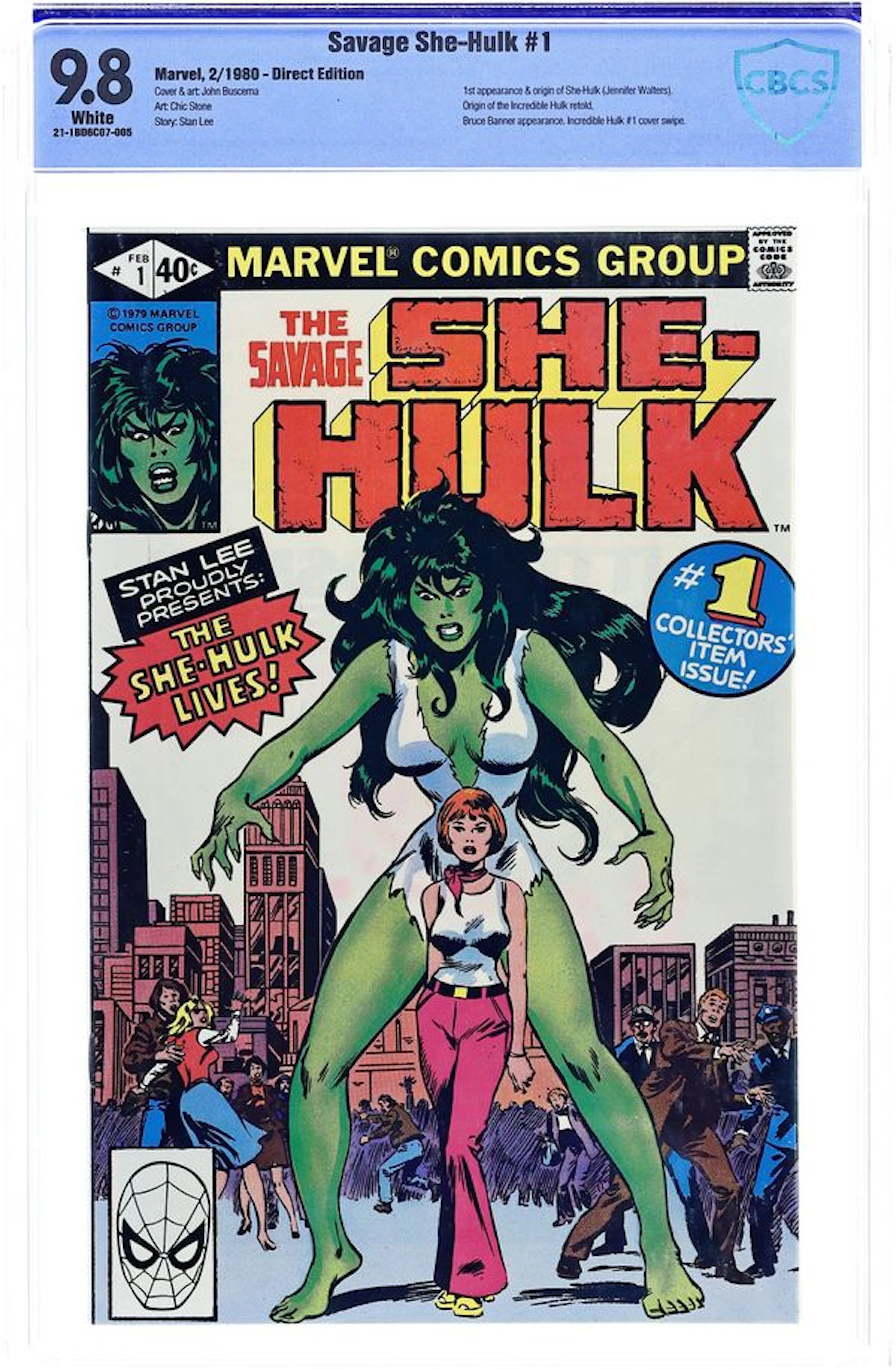 Savage She-Hulk (1980) 1D CBCS 9.8