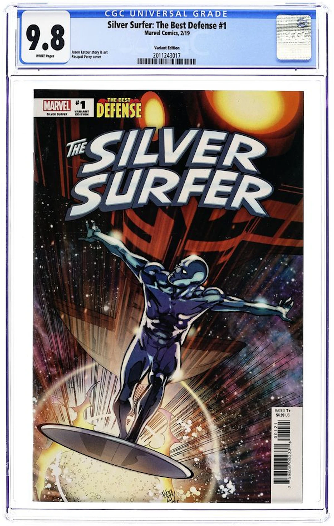 Silver Surfer: The Best Defense (2018) 1C CGC 9.8