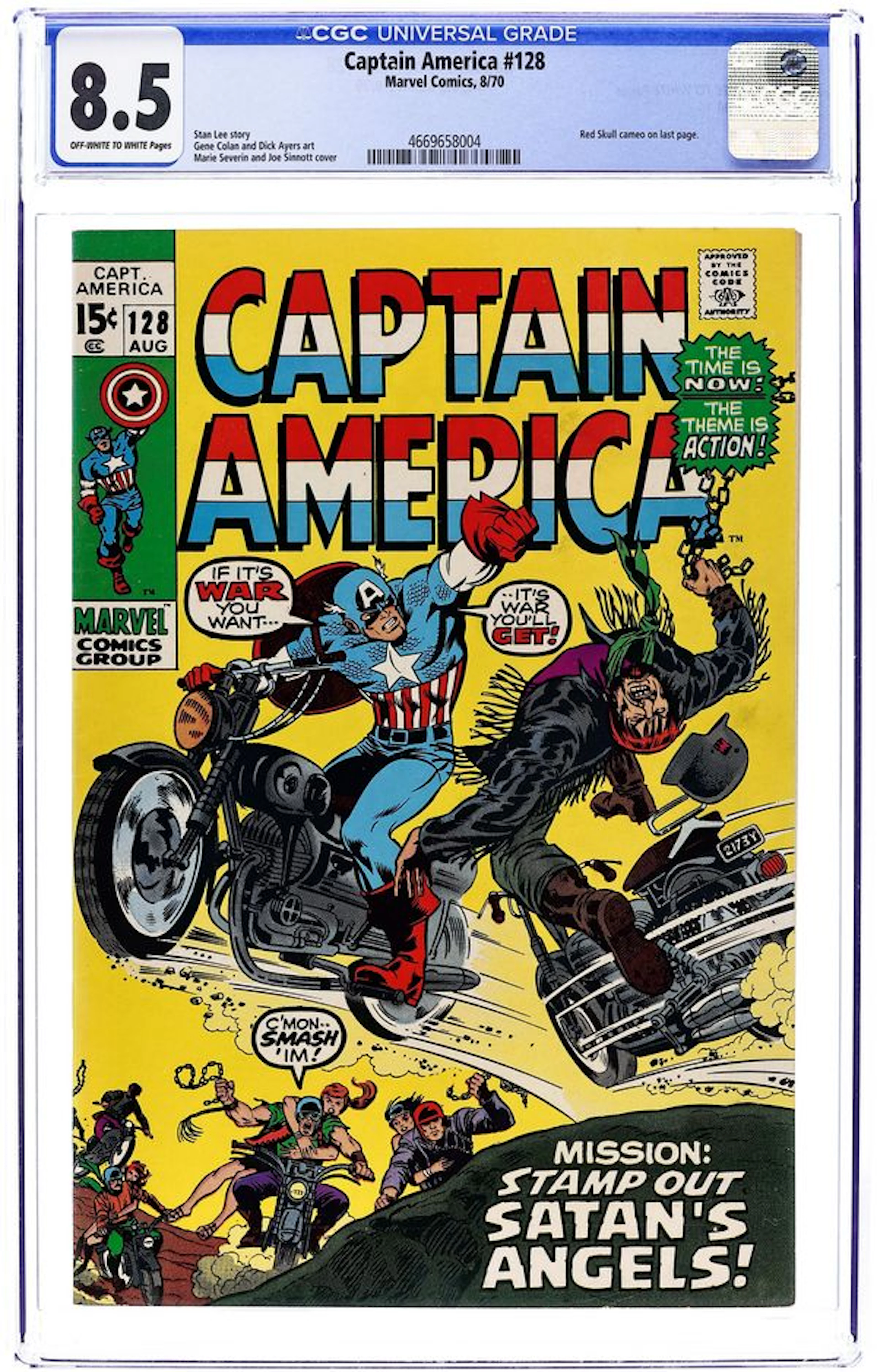 Captain America (1968 1st Series) 128 CGC 8.5