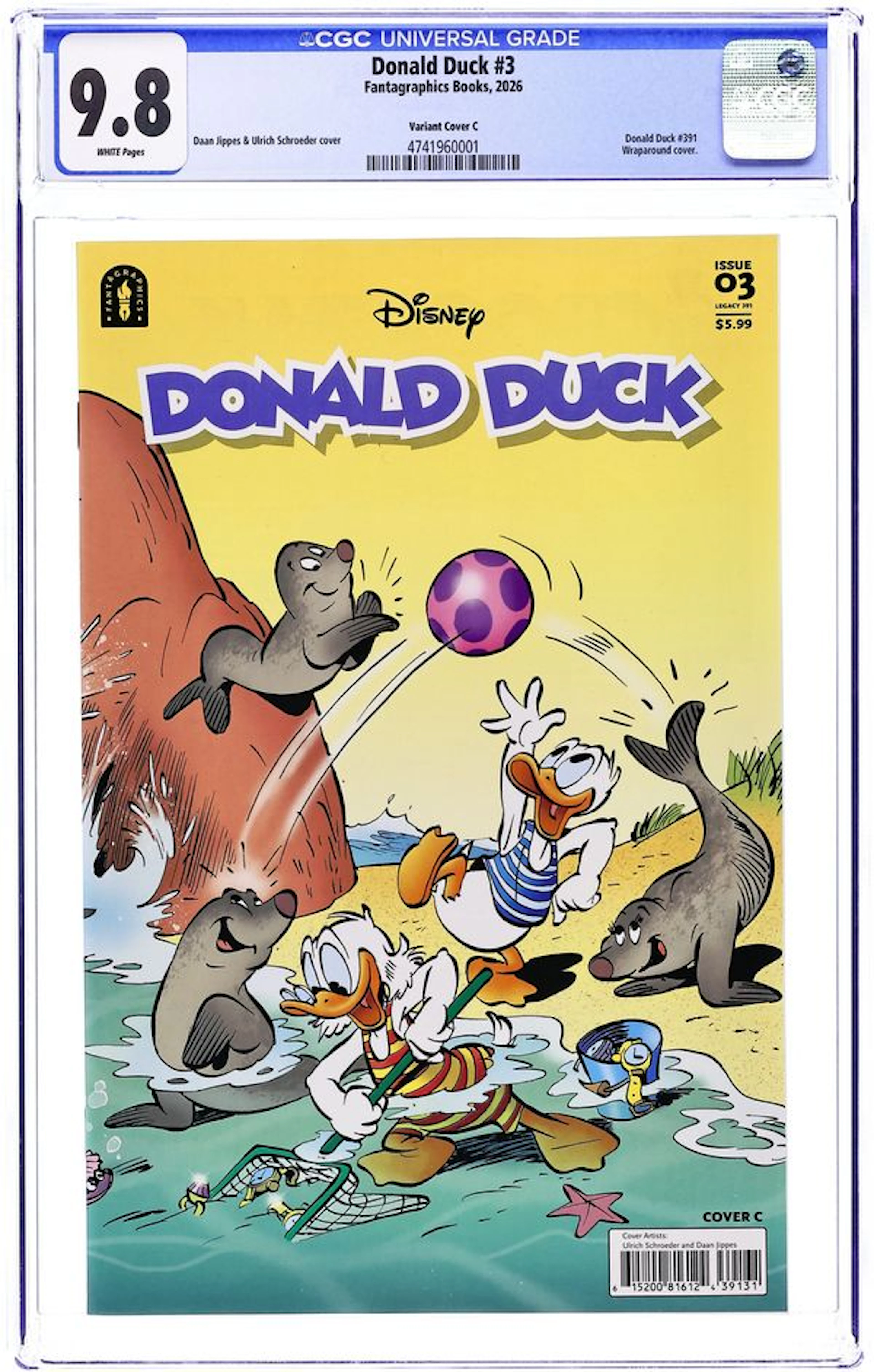 Donald Duck (2025 Fantagraphics) 3C CGC 9.8
