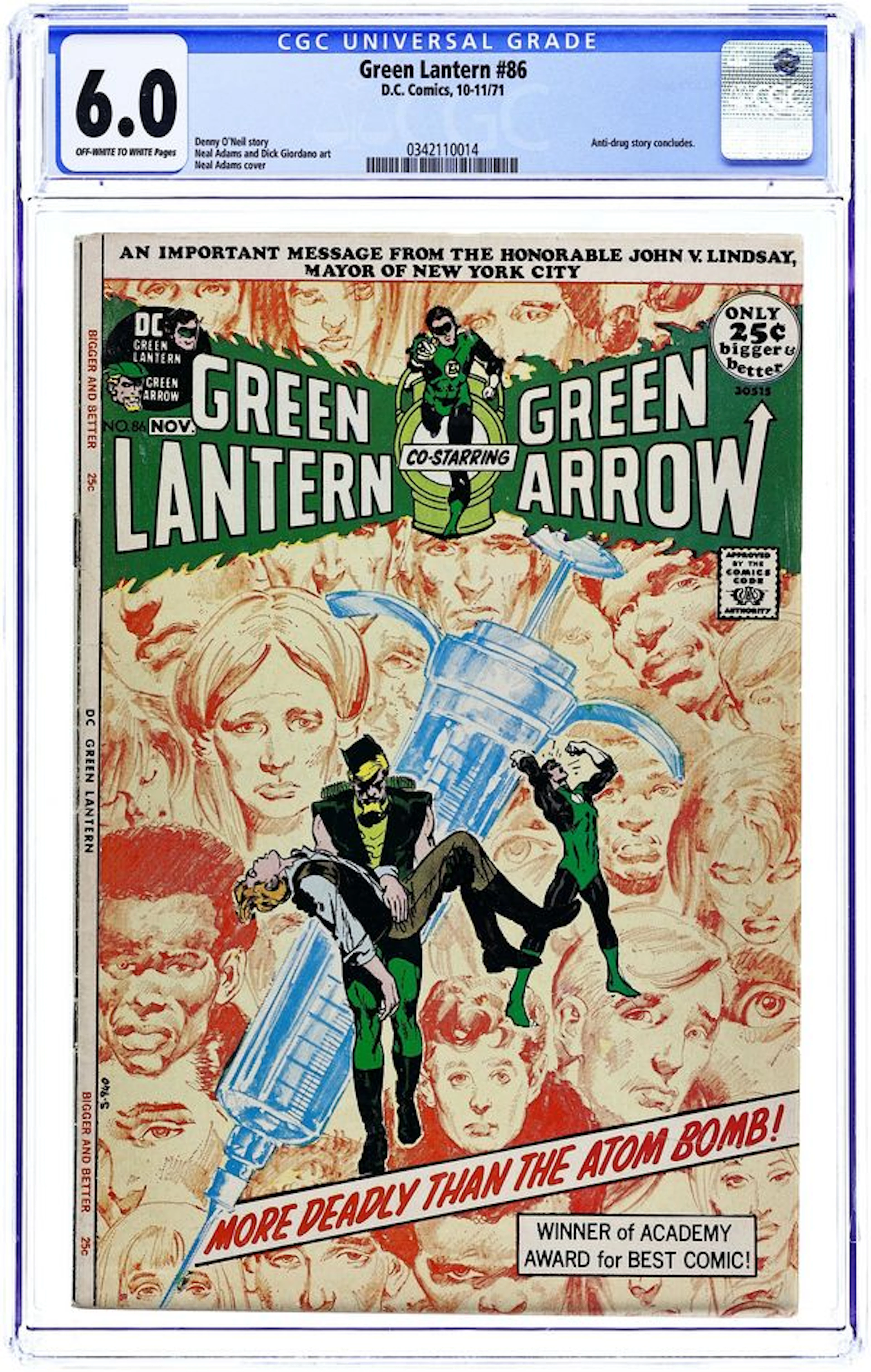 Green Lantern (1960 2nd Series DC) 86 CGC 6.0
