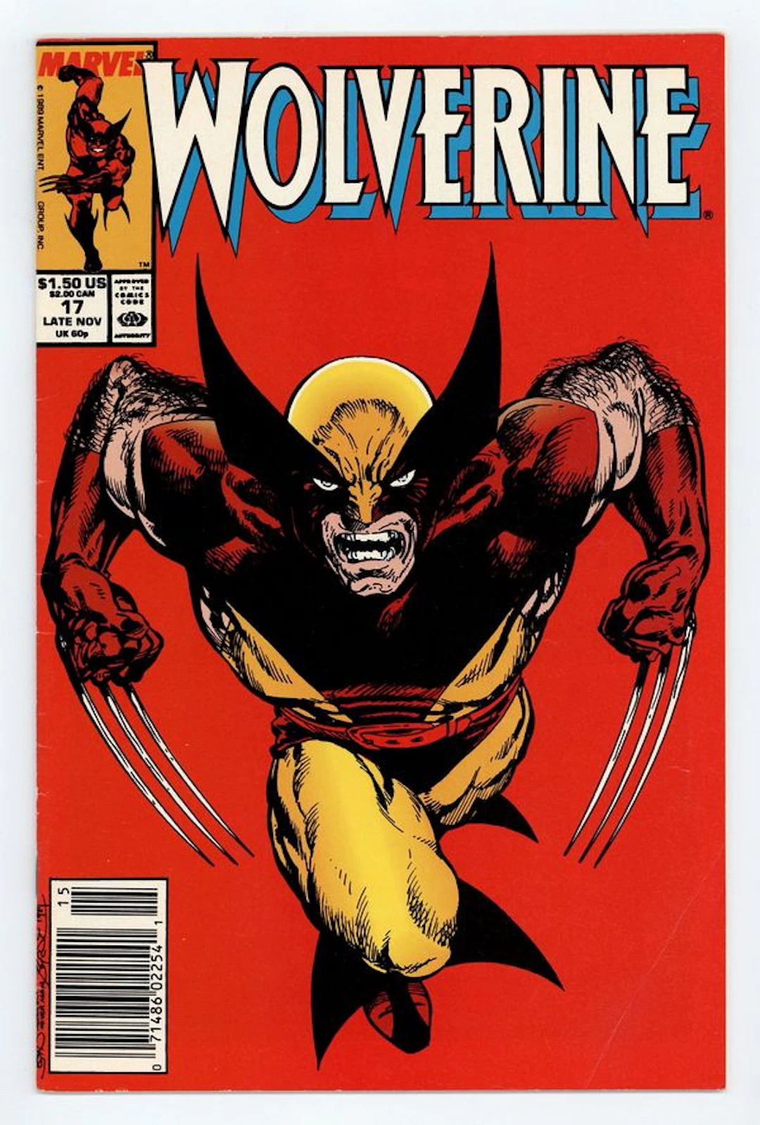 Wolverine (1988 1st Series) 17N VG/FN 5.0