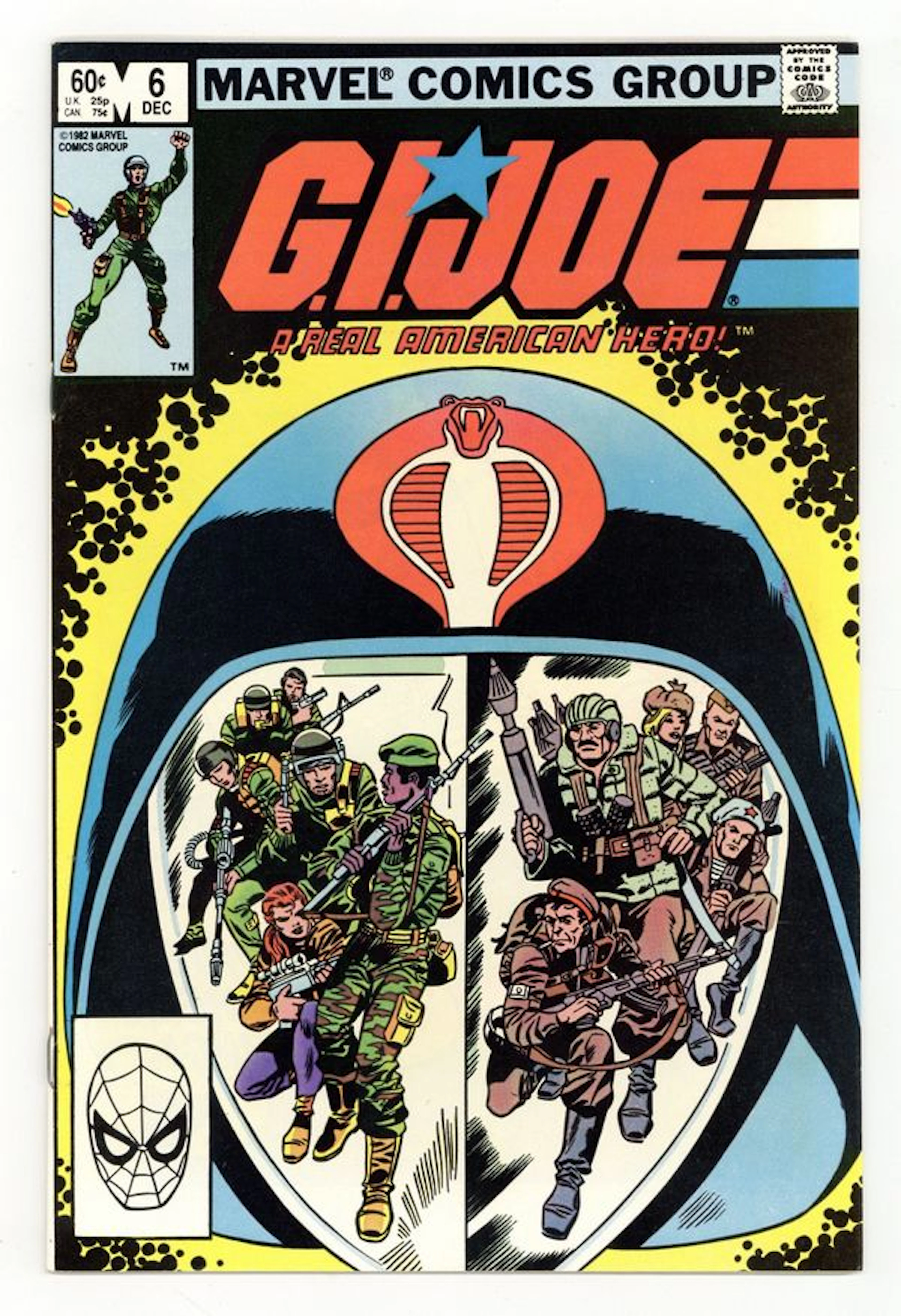 GI Joe A Real American Hero (1982 Marvel) 6D VF 8.0