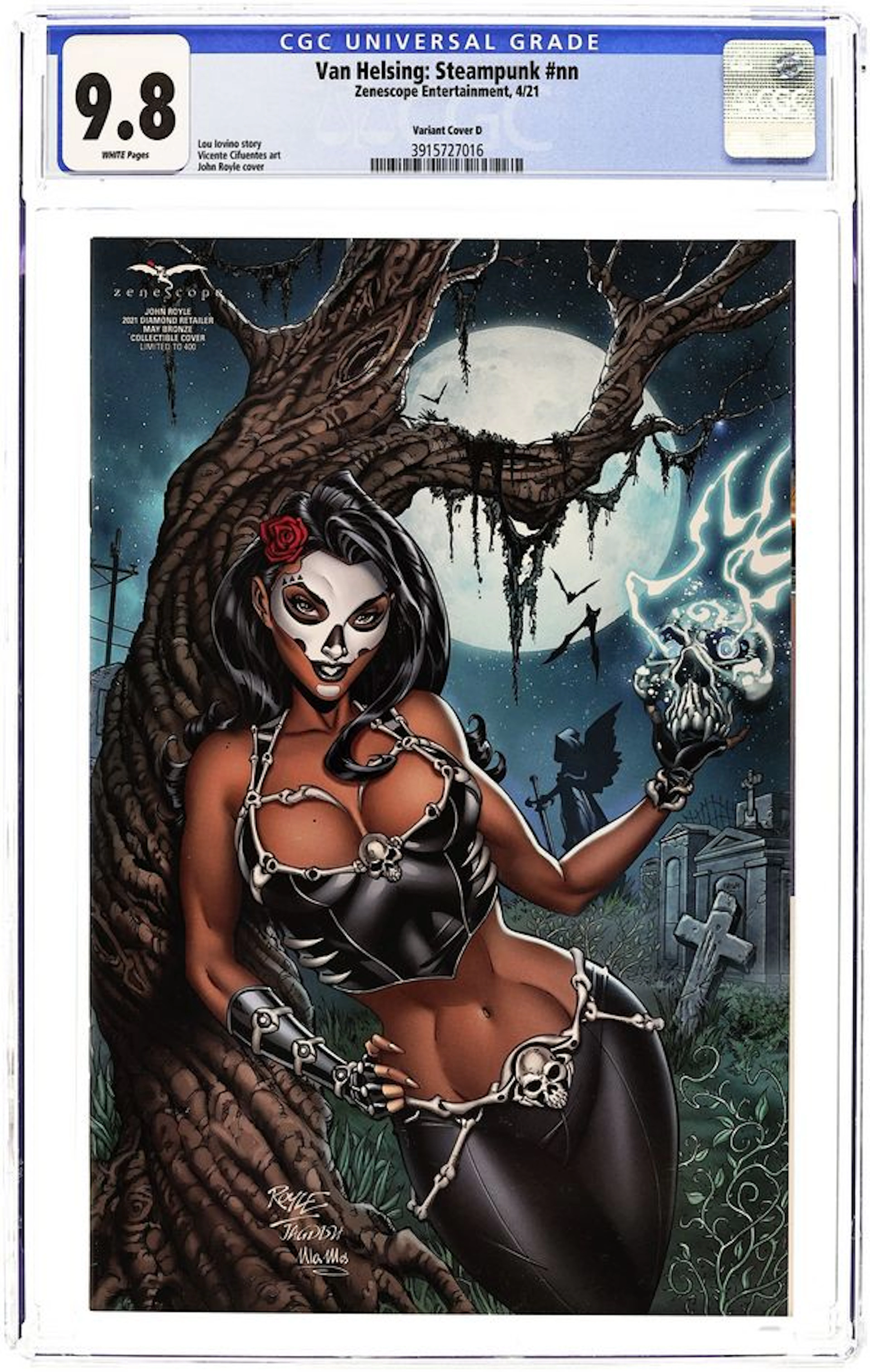 Van Helsing Steampunk (2021 Zenescope) One-Shot 1D CGC 9.8