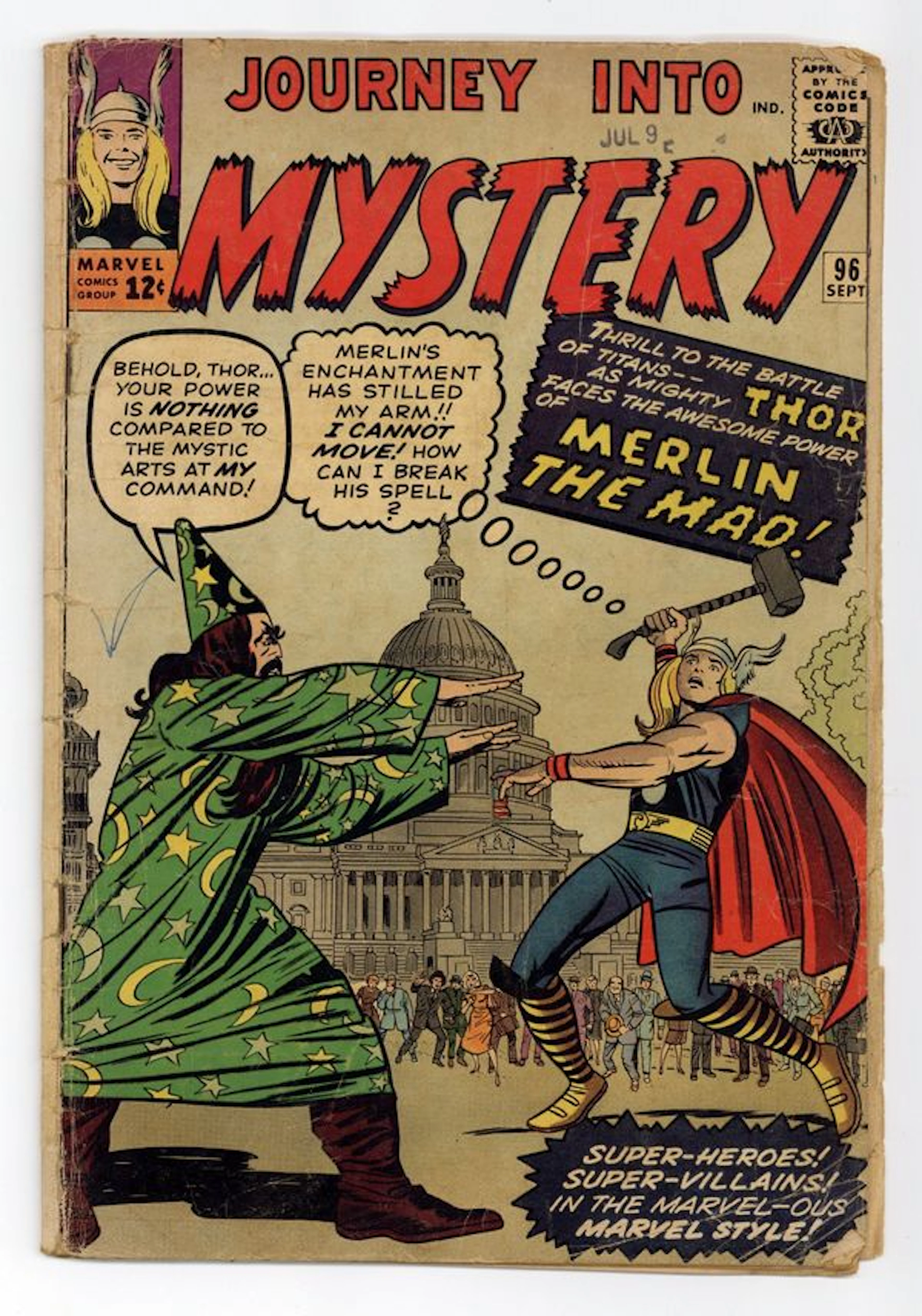 Thor (1962 Marvel 1st Series Journey Into Mystery) 96 FR/GD 1.5