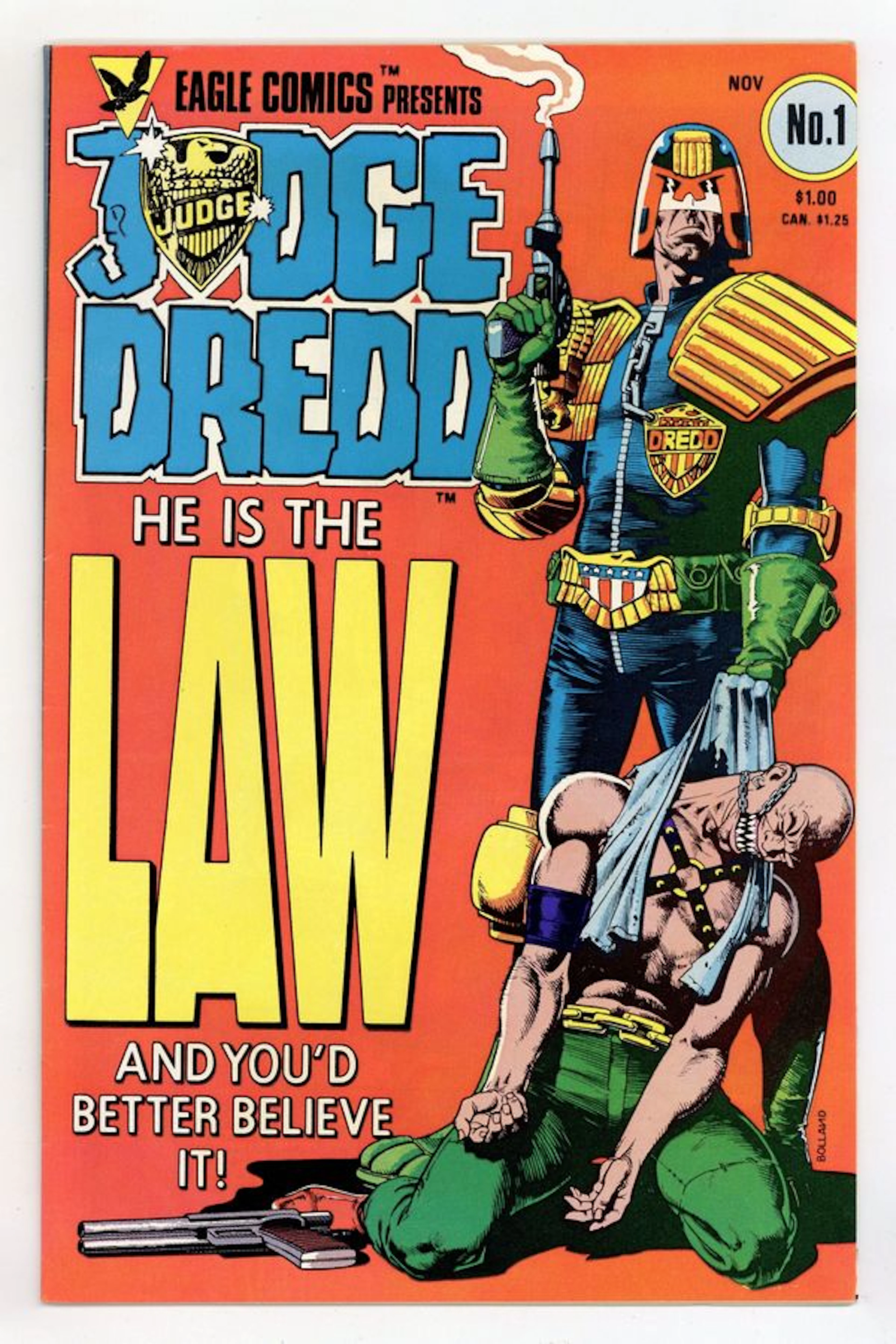Judge Dredd (1983 Eagle/Quality) 1 VG+ 4.5