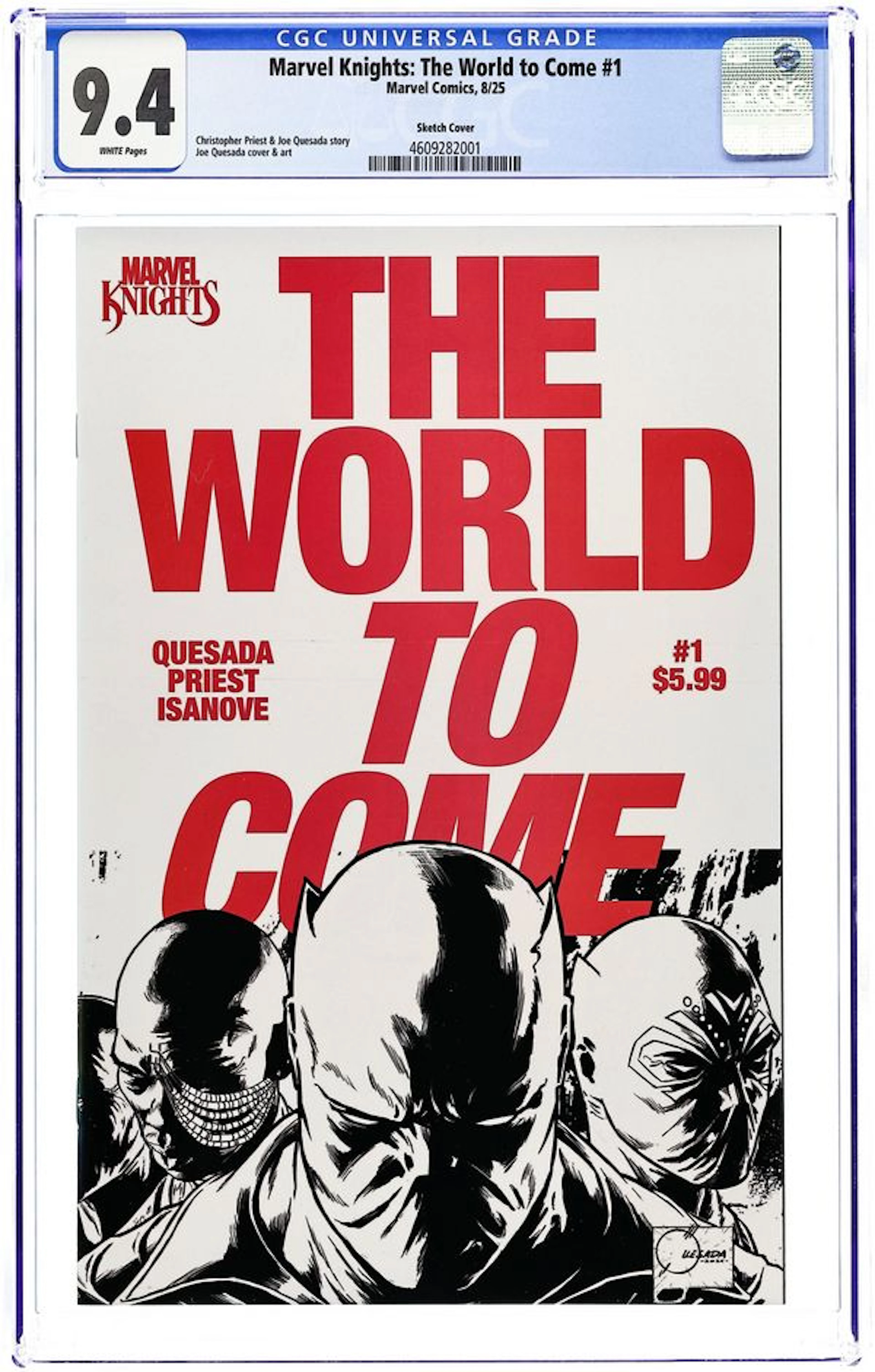 Marvel Knights The World to Come (2025 Marvel) 1J CGC 9.4