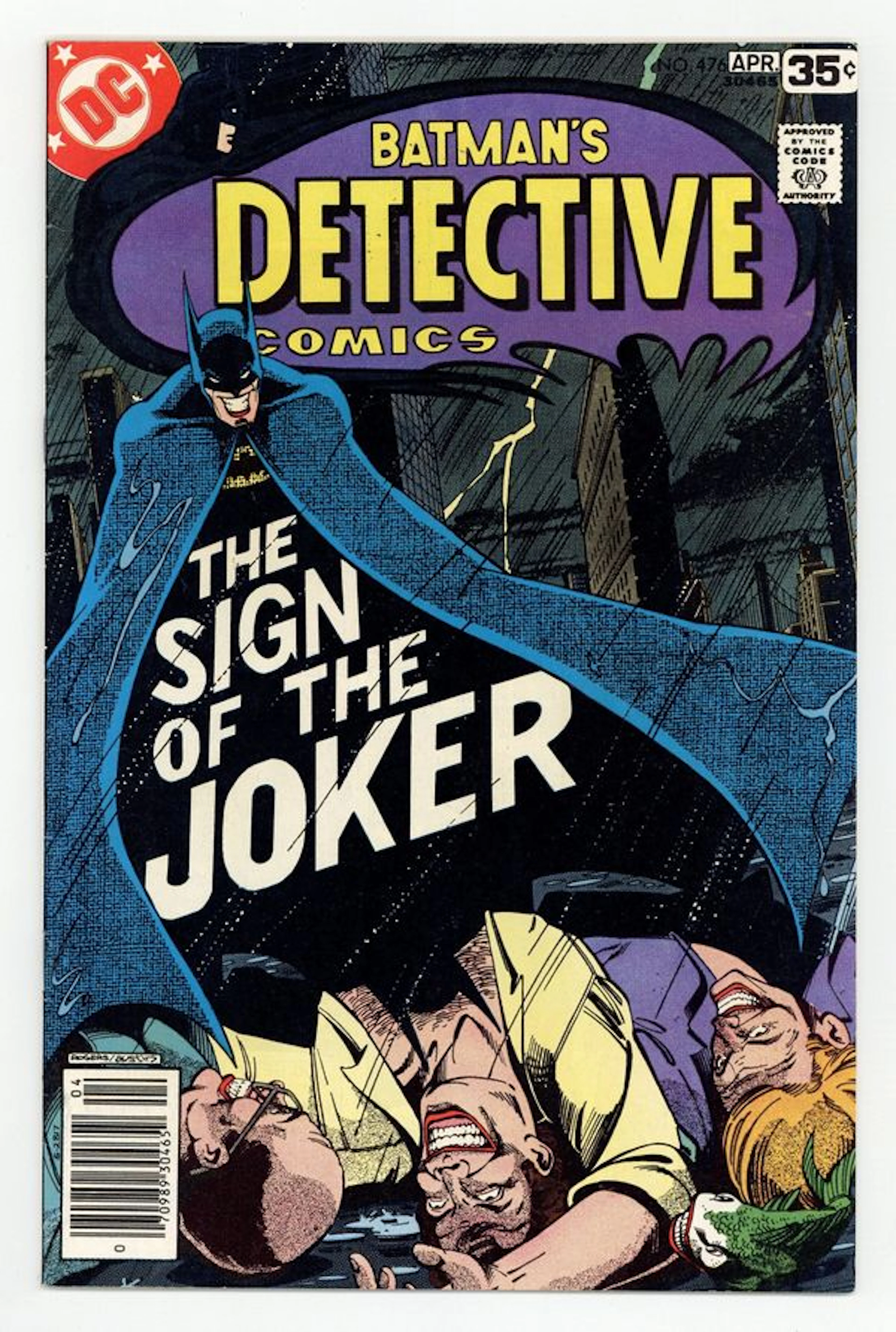 Detective Comics (1937 1st Series) 476SURVEY FN 6.0