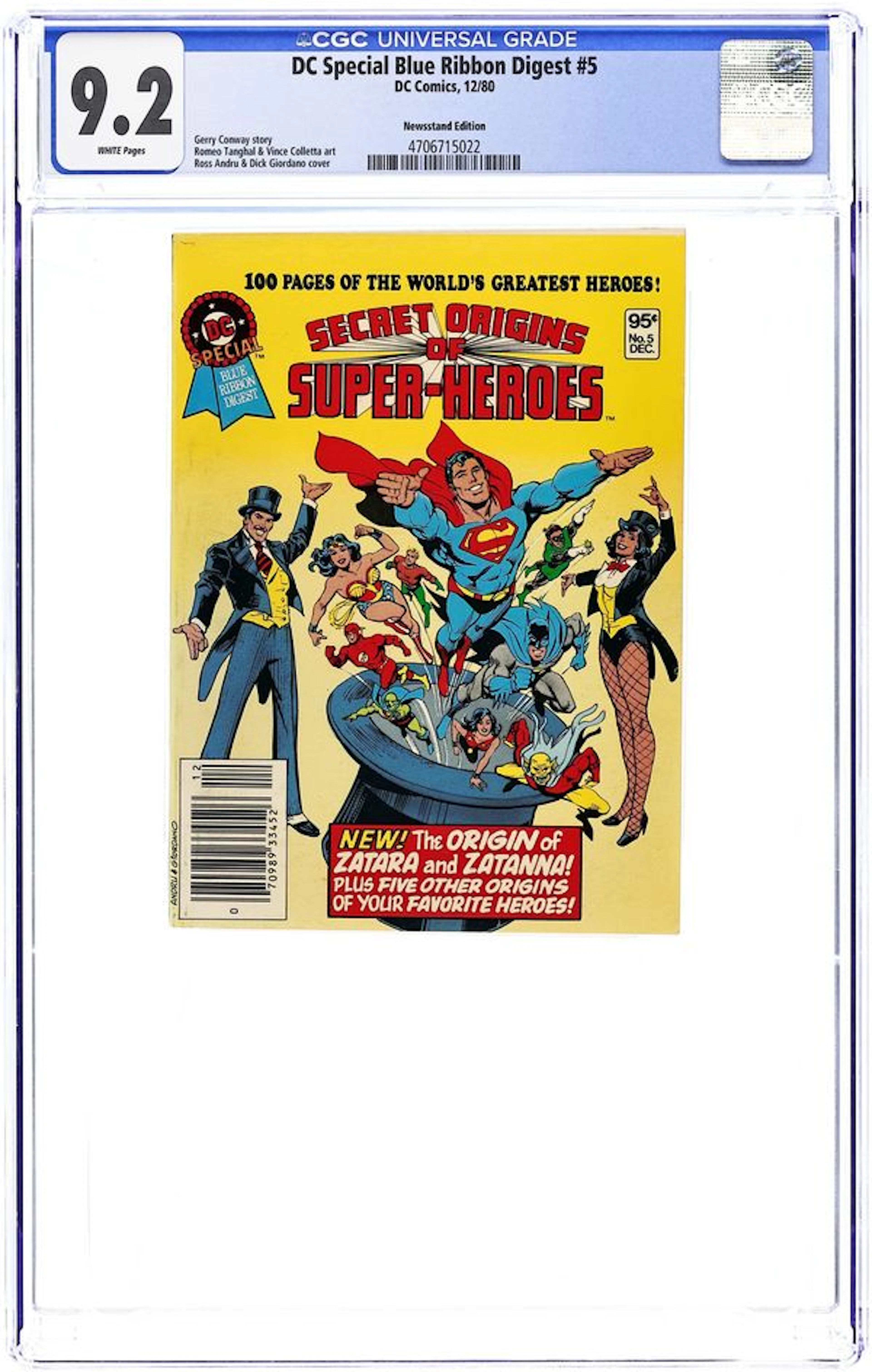 DC Special Blue Ribbon Digest (1980) 5N CGC 9.2