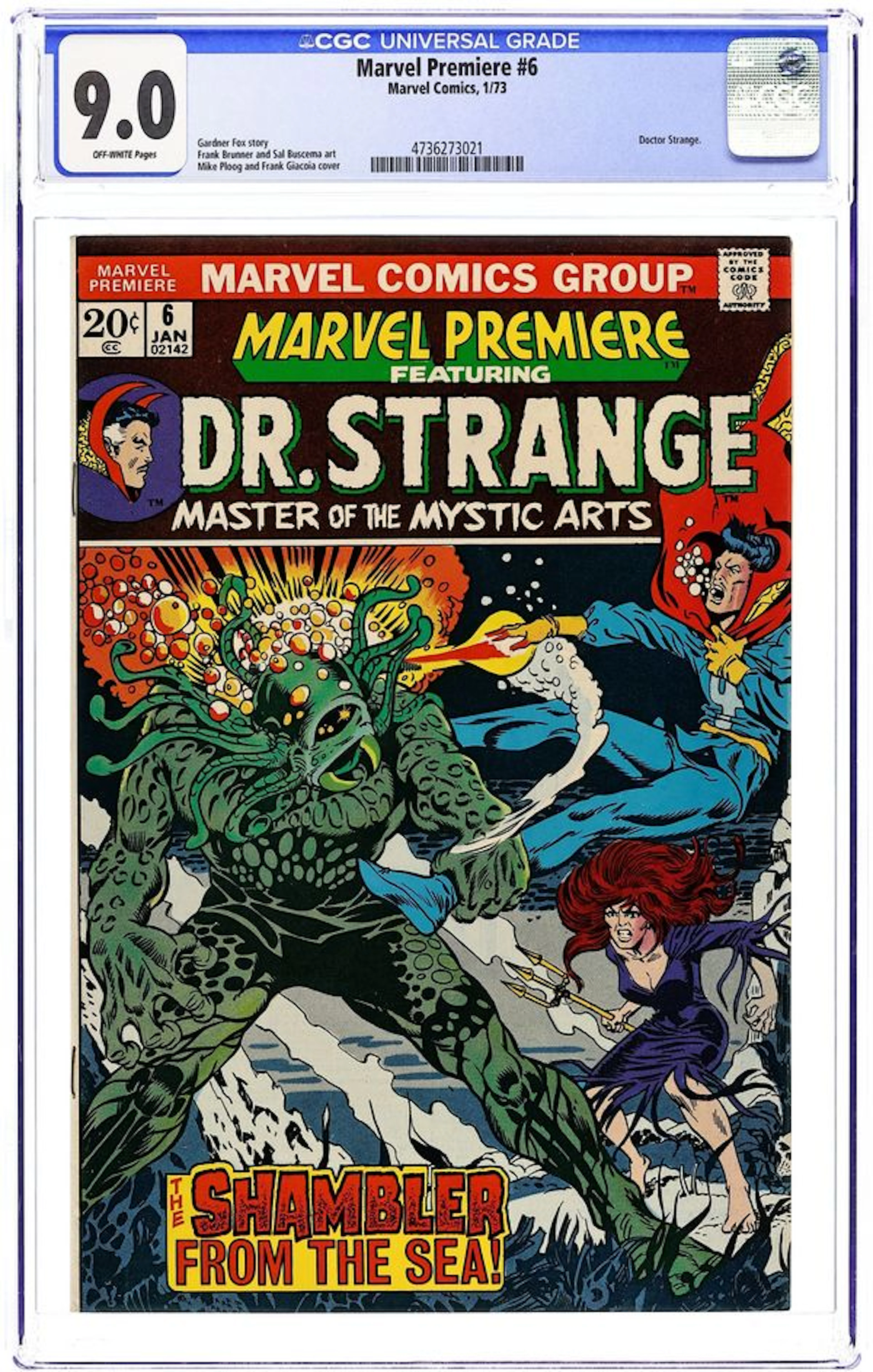 Marvel Premiere (1972) 6 CGC 9.0