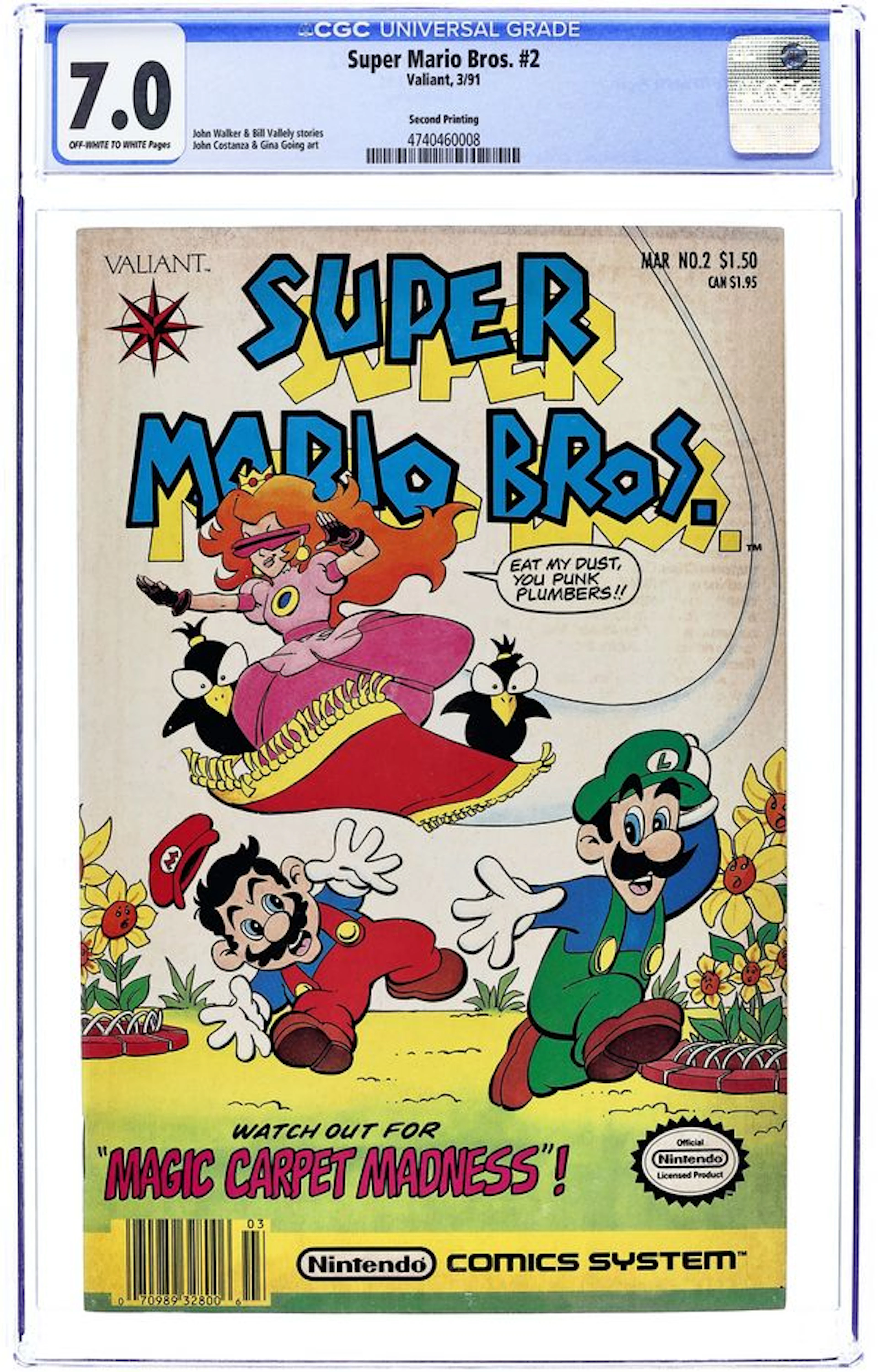 Super Mario Bros. (1991 2nd Series) 2 CGC 7.0