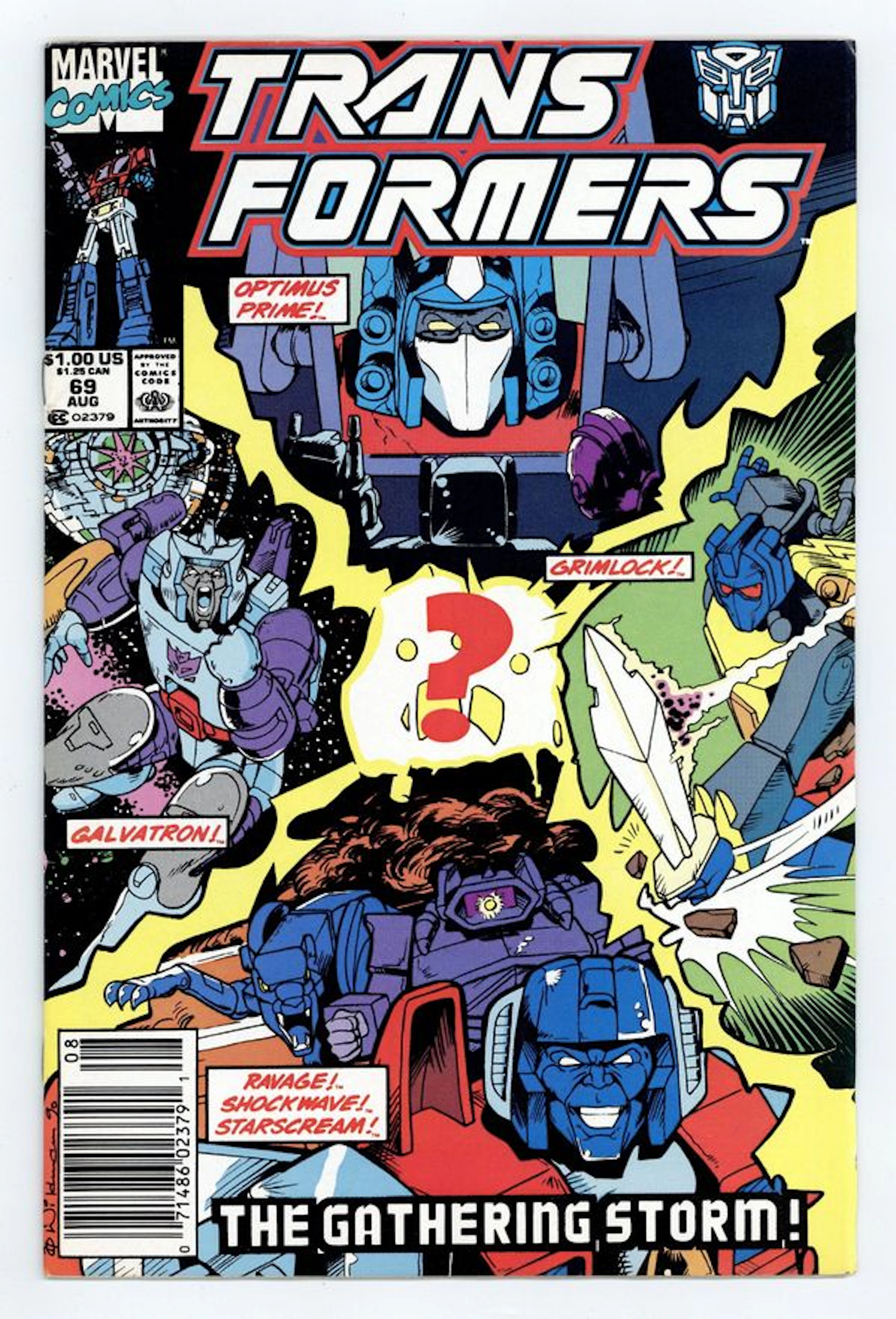 Transformers (1984 Marvel) 69N FN+ 6.5